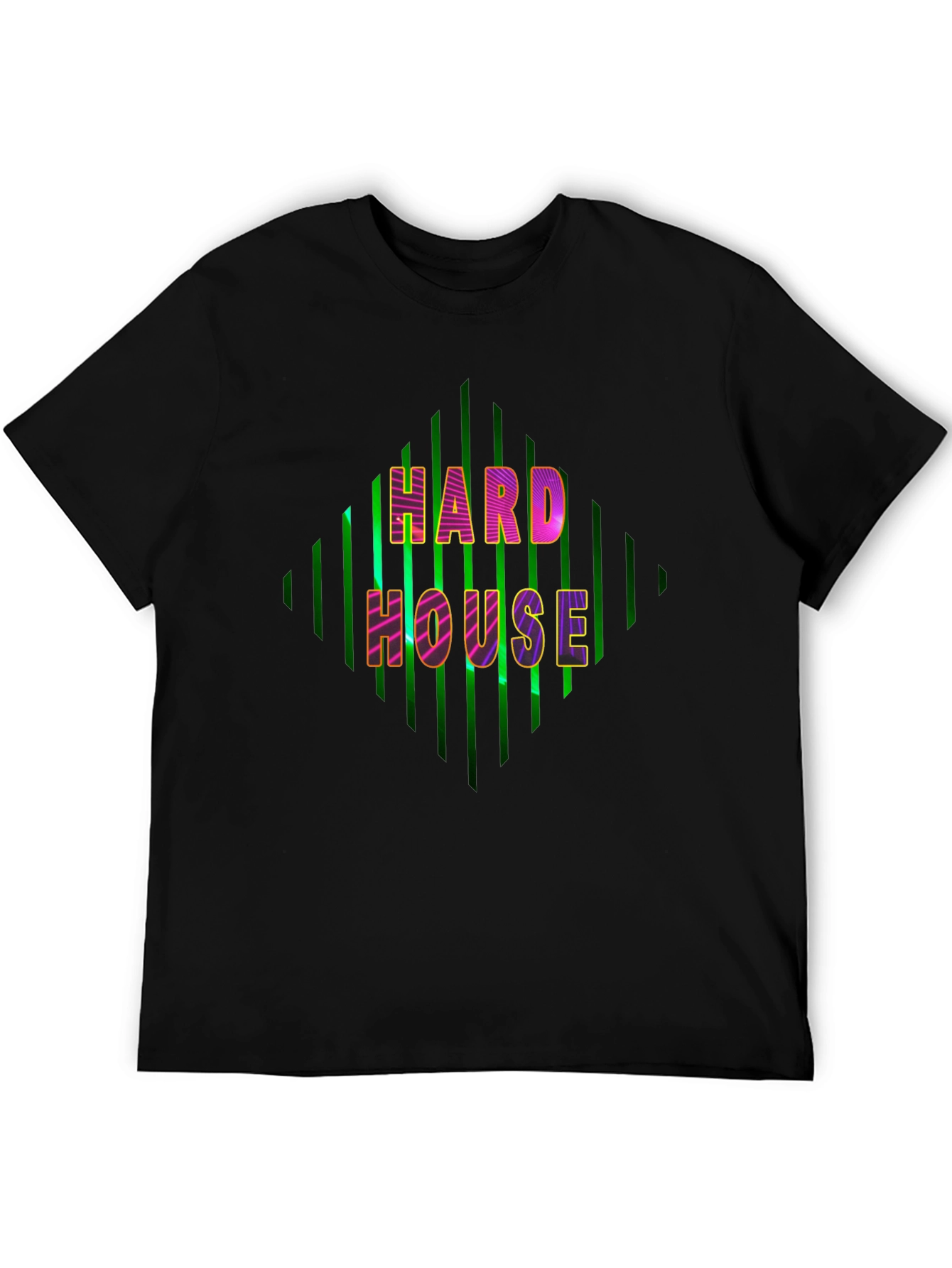 Hard House Graphic Tee - Bold EDM Music T-Shirt