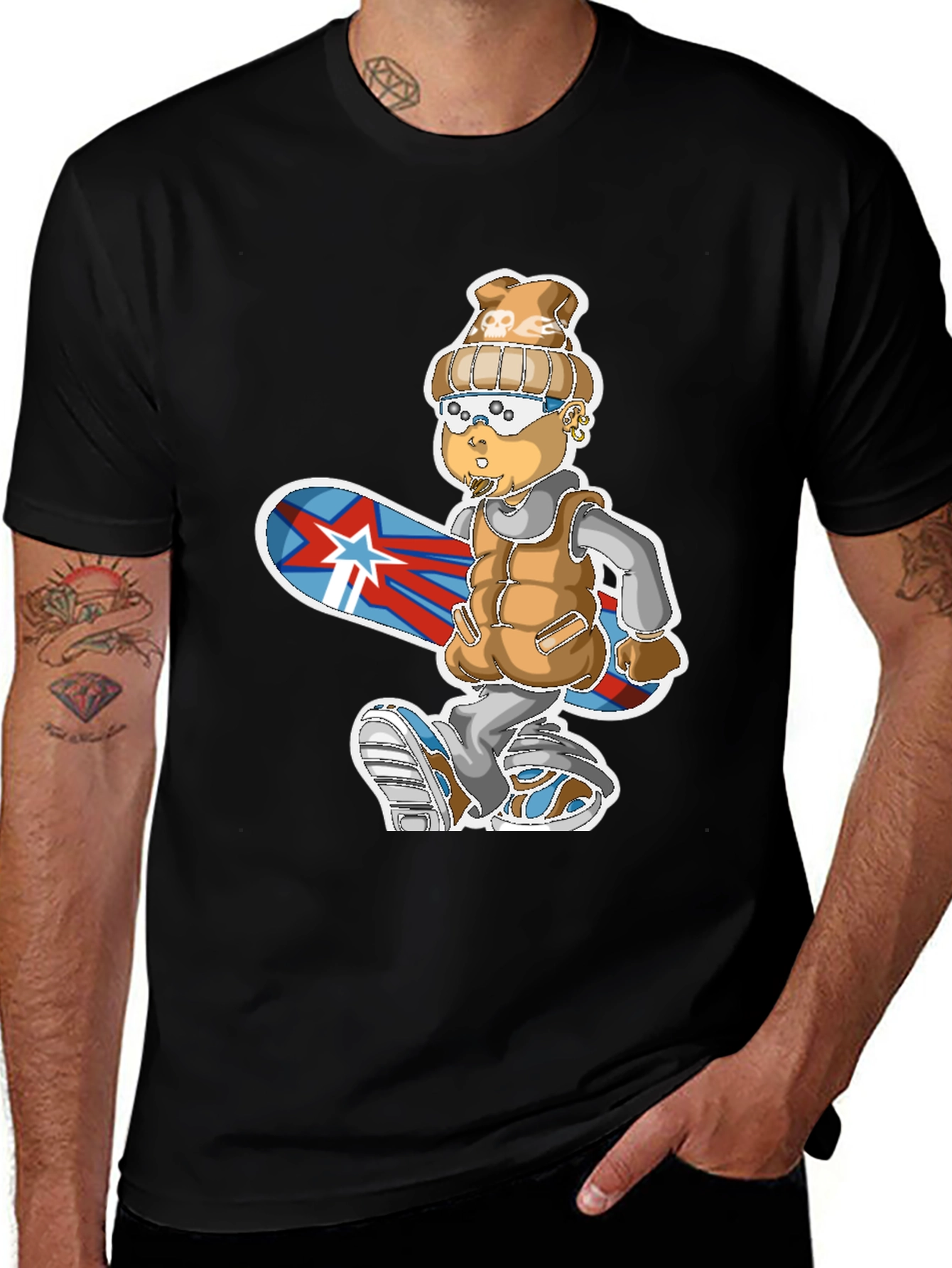 Snowboarder Graphic Tee - Urban Cool Style