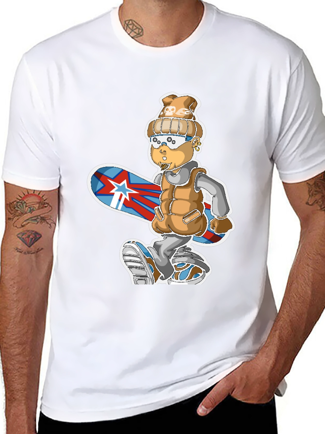 Snowboarder Graphic Tee - Urban Cool Style