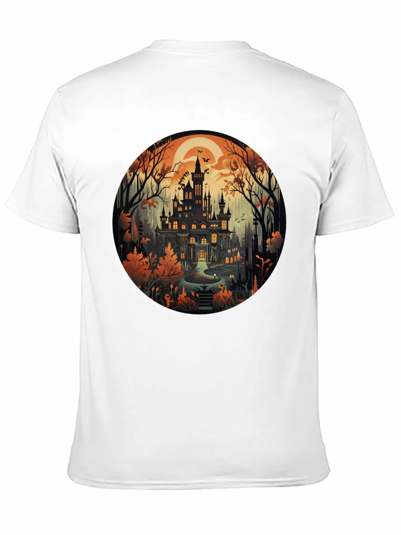 Haunted Castle T-Shirt - Halloween Design