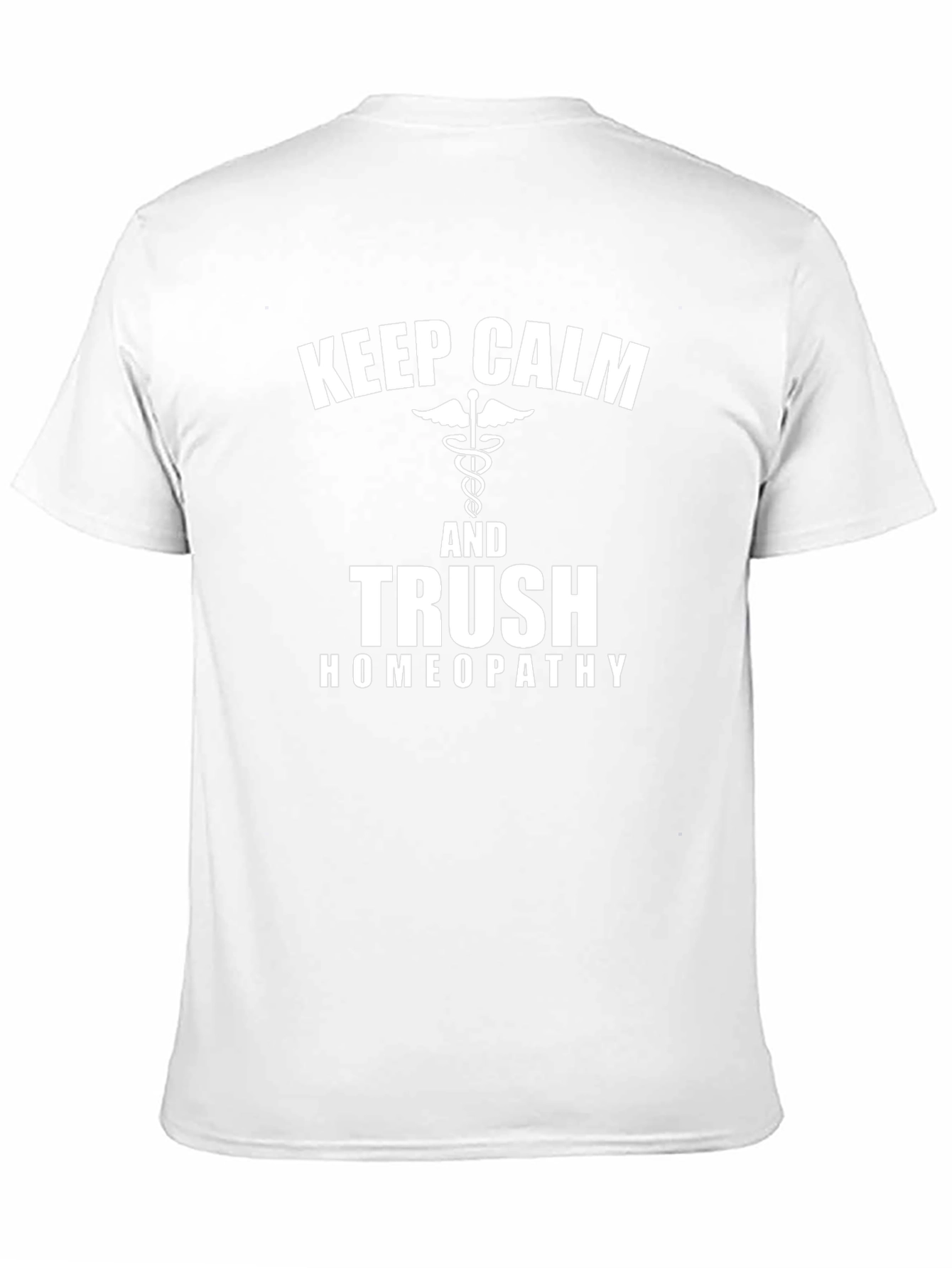 Keep Calm & Trust Homeopathy Black T-Shirt