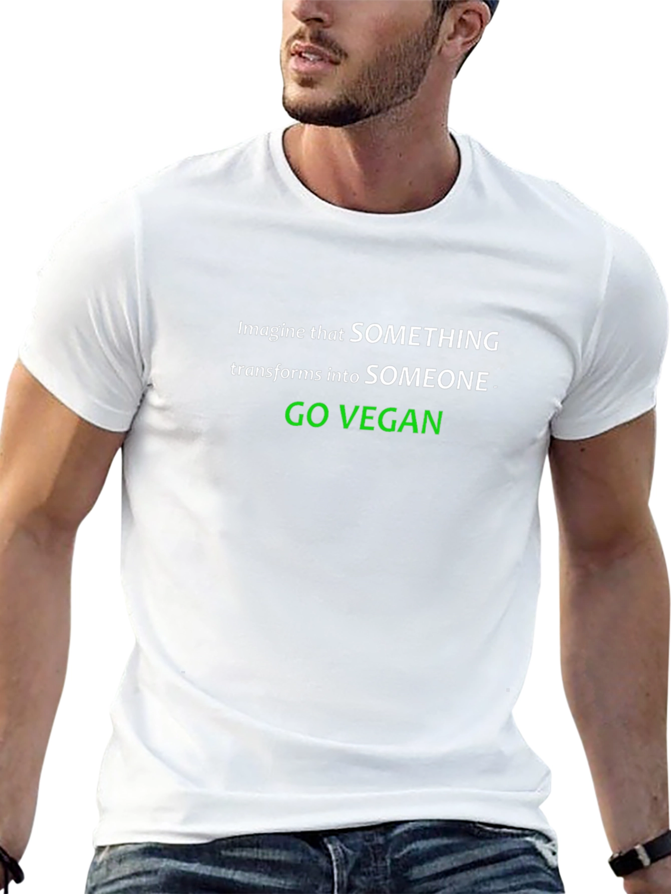 Go Vegan T-Shirt - SOMETHING to SOMEONE Tee