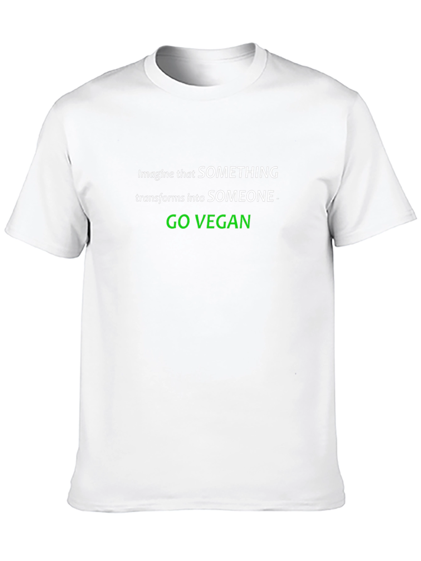 Go Vegan T-Shirt - SOMETHING to SOMEONE Tee