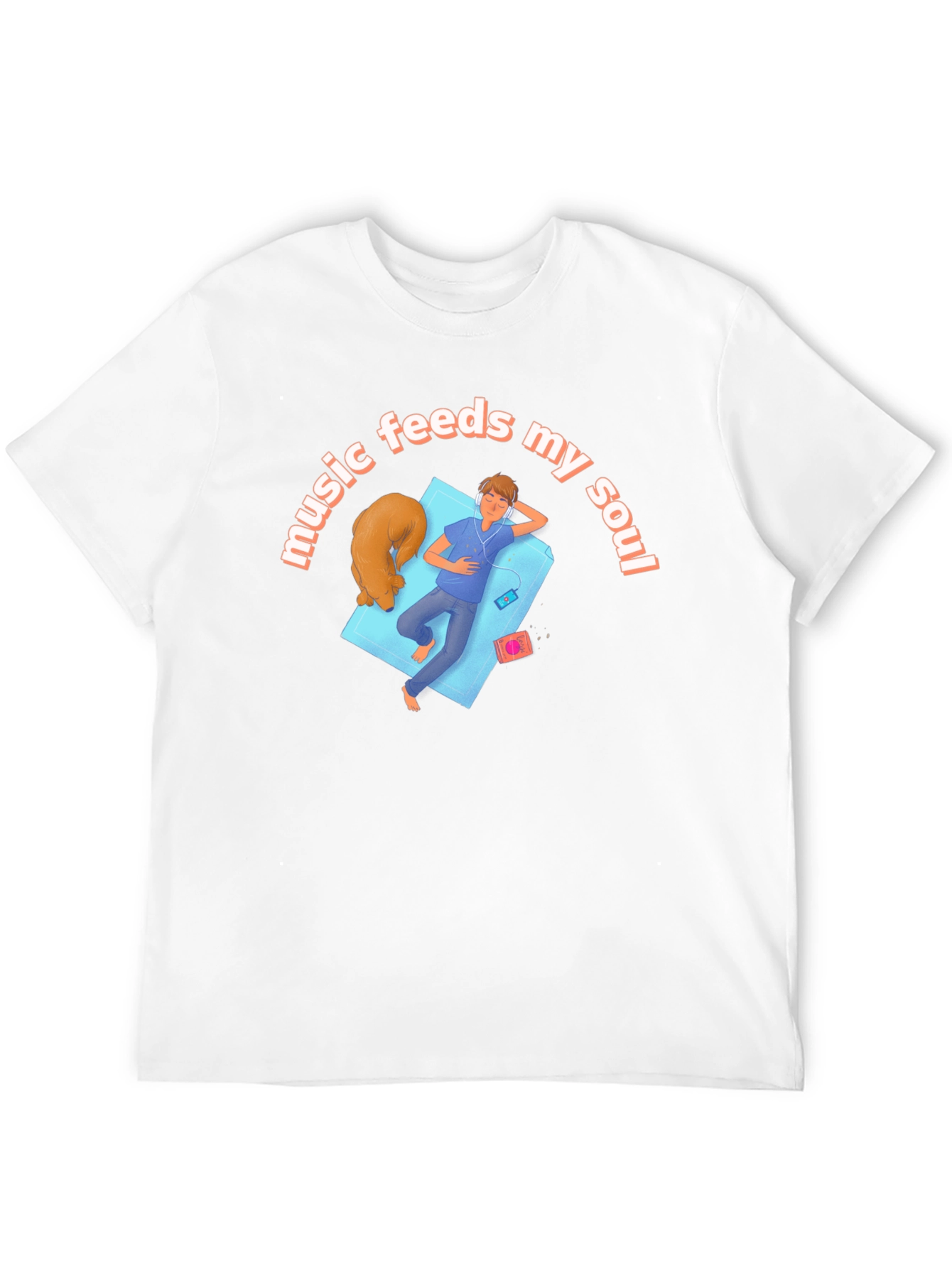 Music Feeds My Soul Graphic T-Shirt