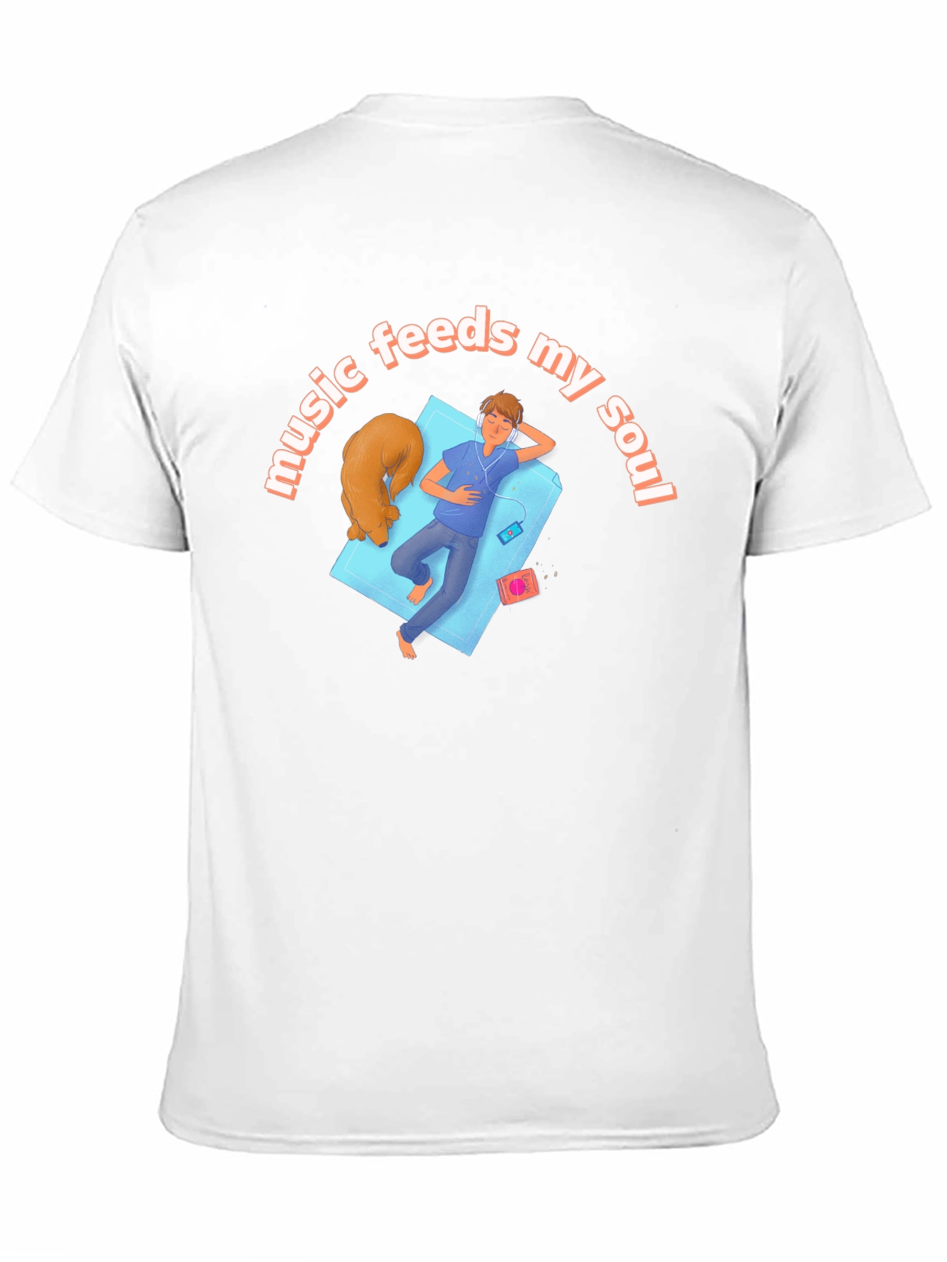 Music Feeds My Soul Graphic T-Shirt