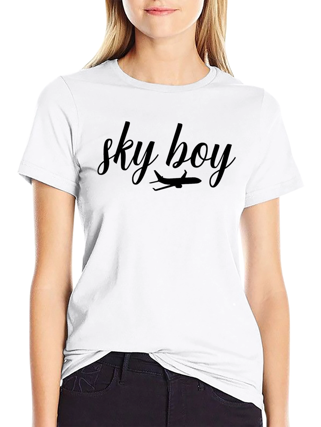 Sky Boy Airplane Graphic T-Shirt