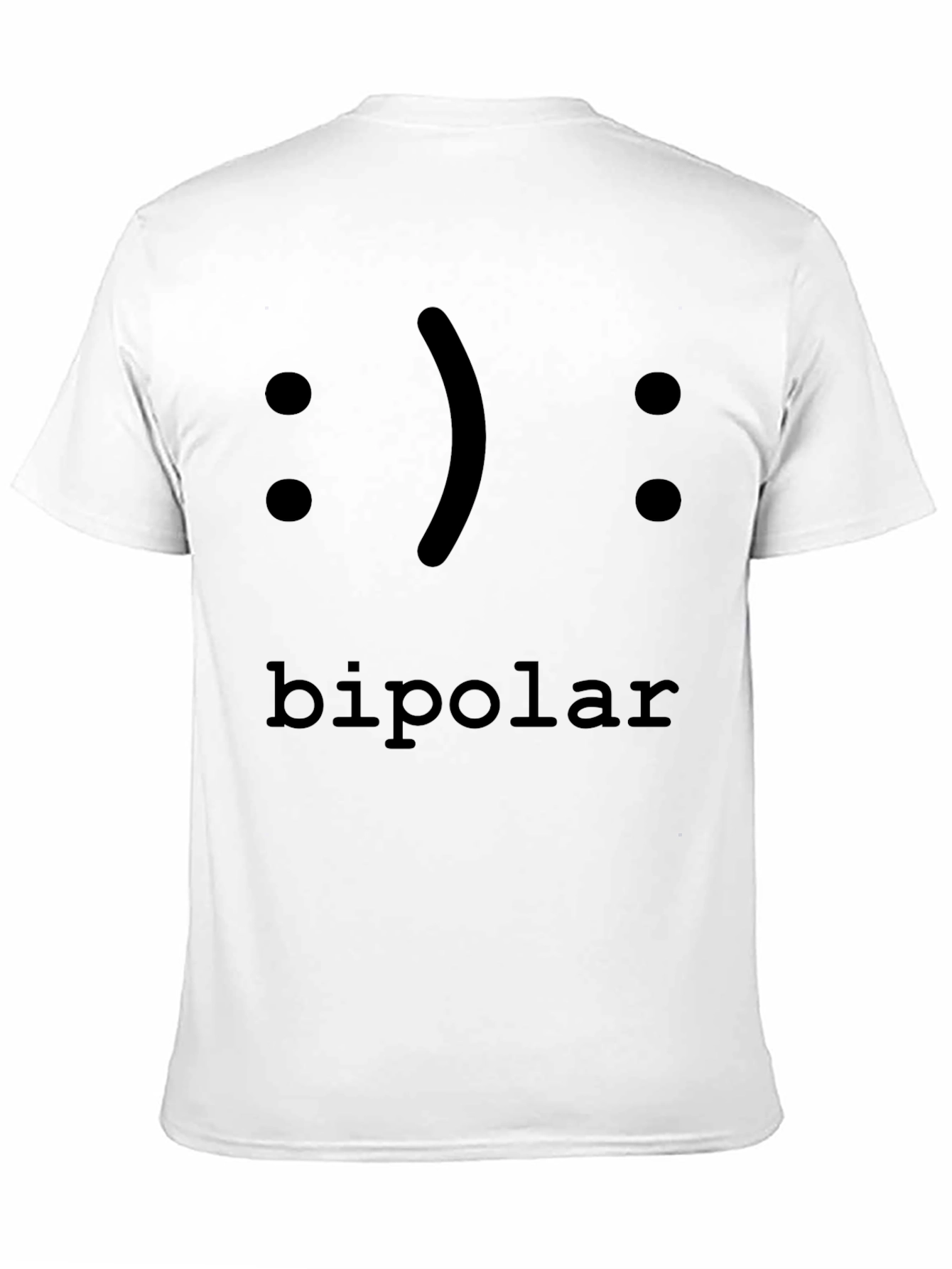 Bipolar Emoticon Graphic Tee - Classic Fit