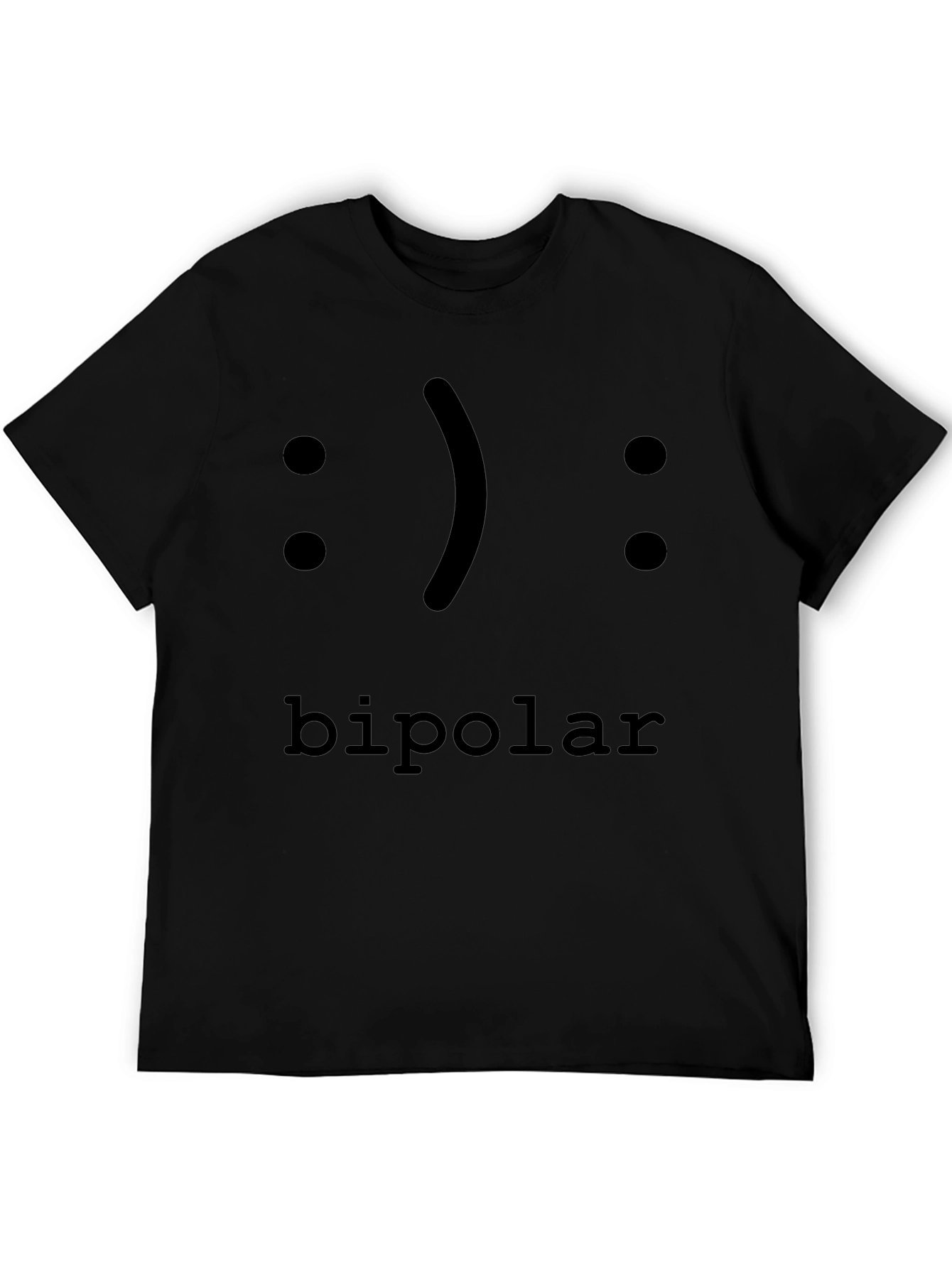 Bipolar Emoticon Graphic Tee - Classic Fit