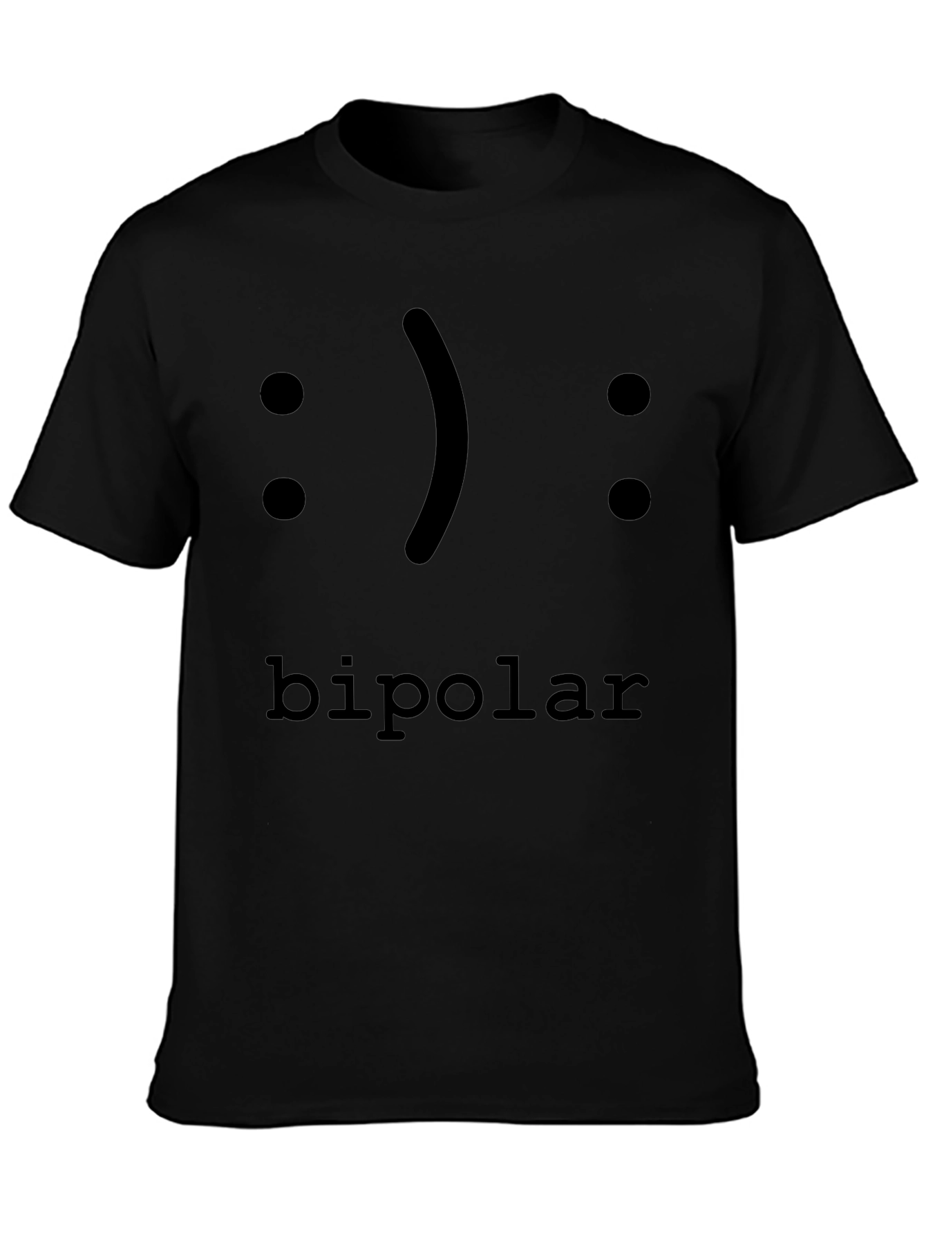 Bipolar Emoticon Graphic Tee - Classic Fit