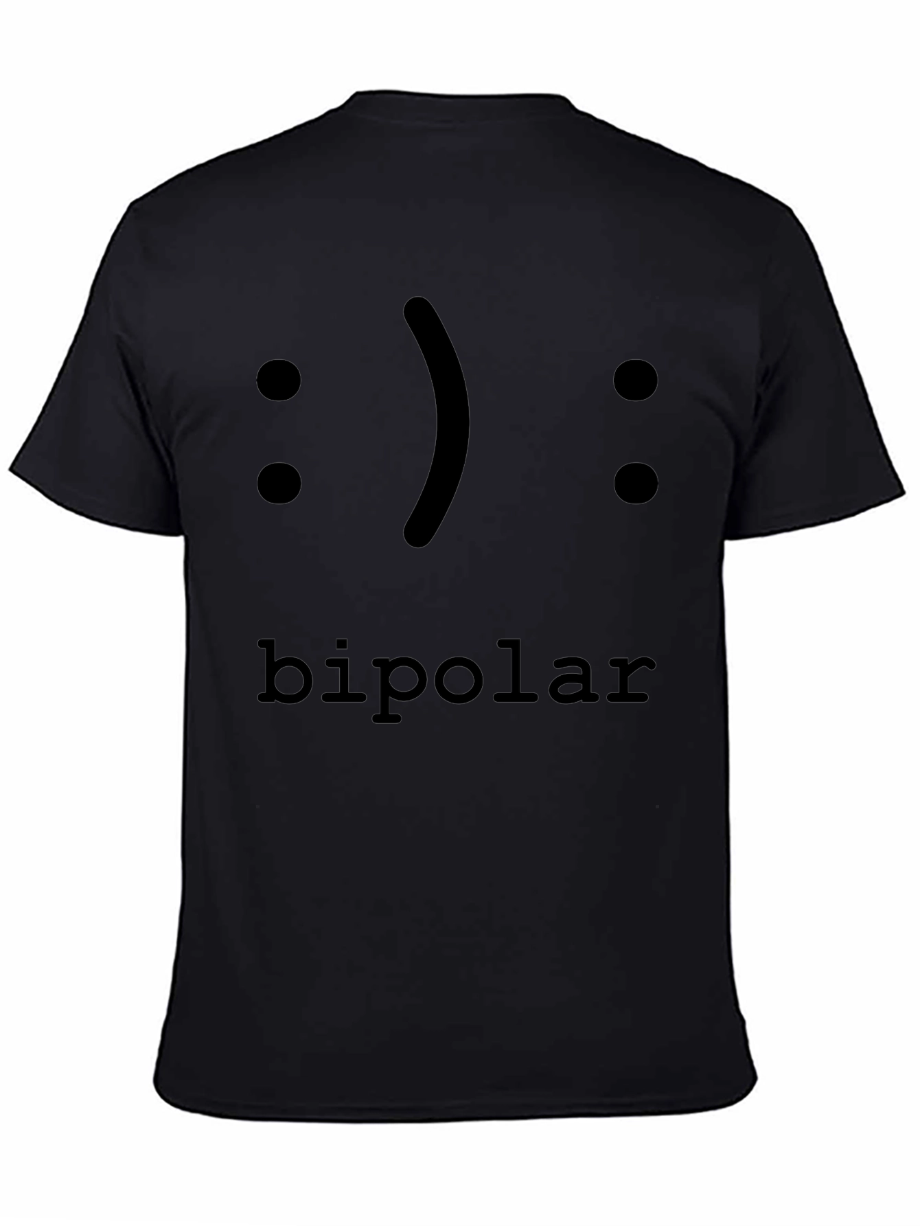 Bipolar Emoticon Graphic Tee - Classic Fit