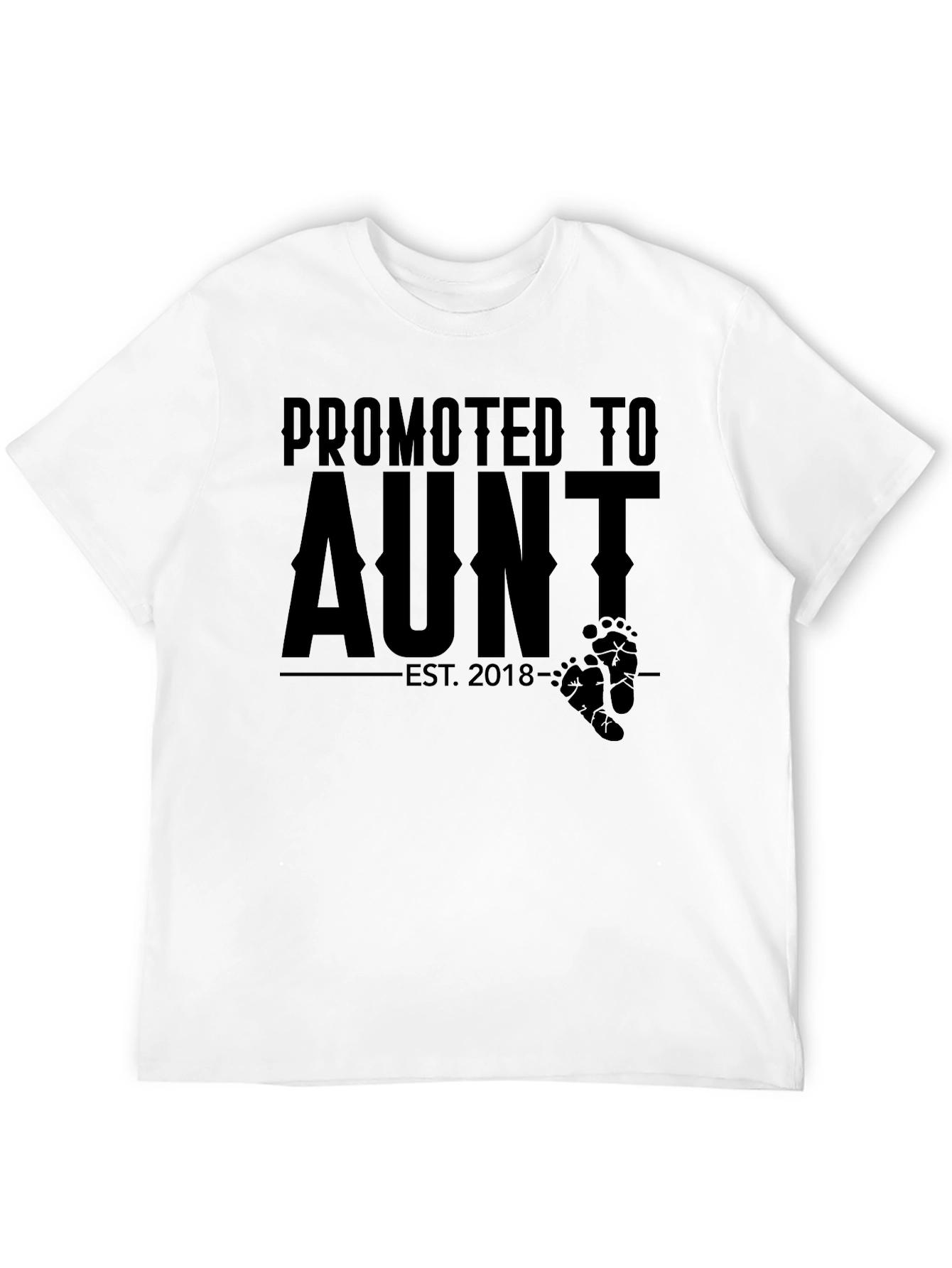 Promoted to Aunt T-Shirt - New Aunt Gift Idea