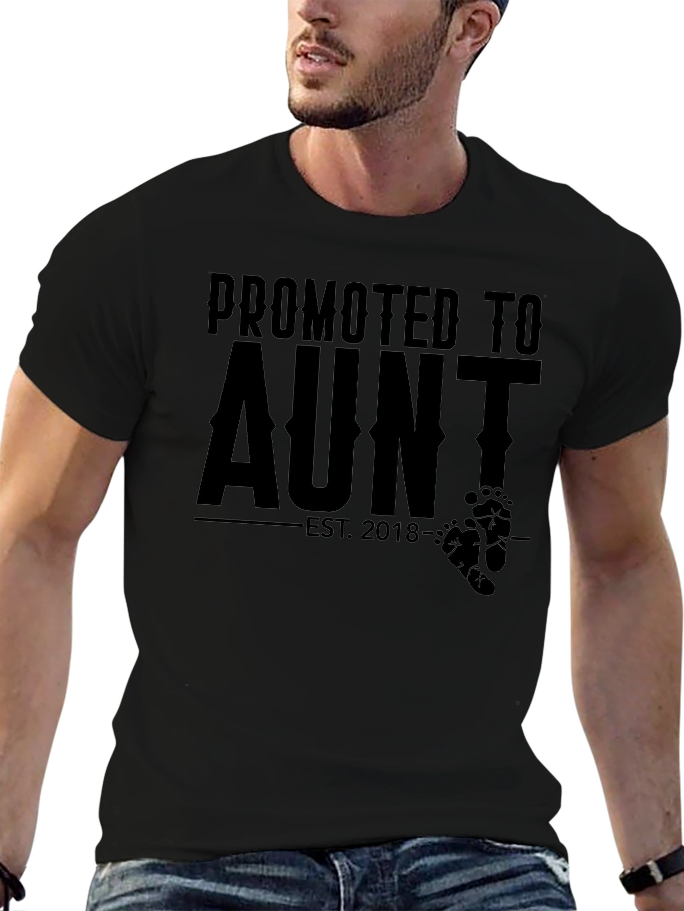 Promoted to Aunt T-Shirt - New Aunt Gift Idea