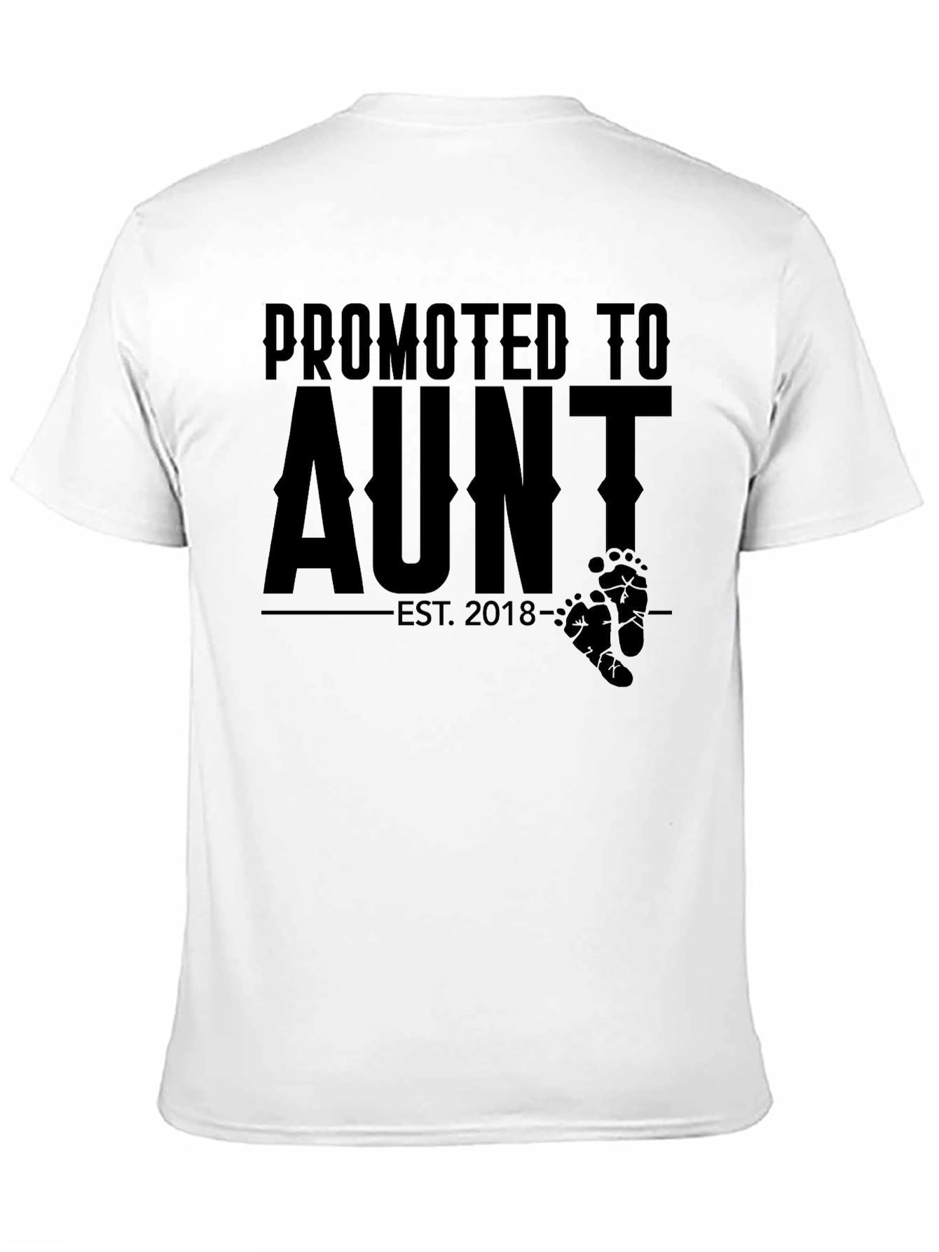 Promoted to Aunt T-Shirt - New Aunt Gift Idea