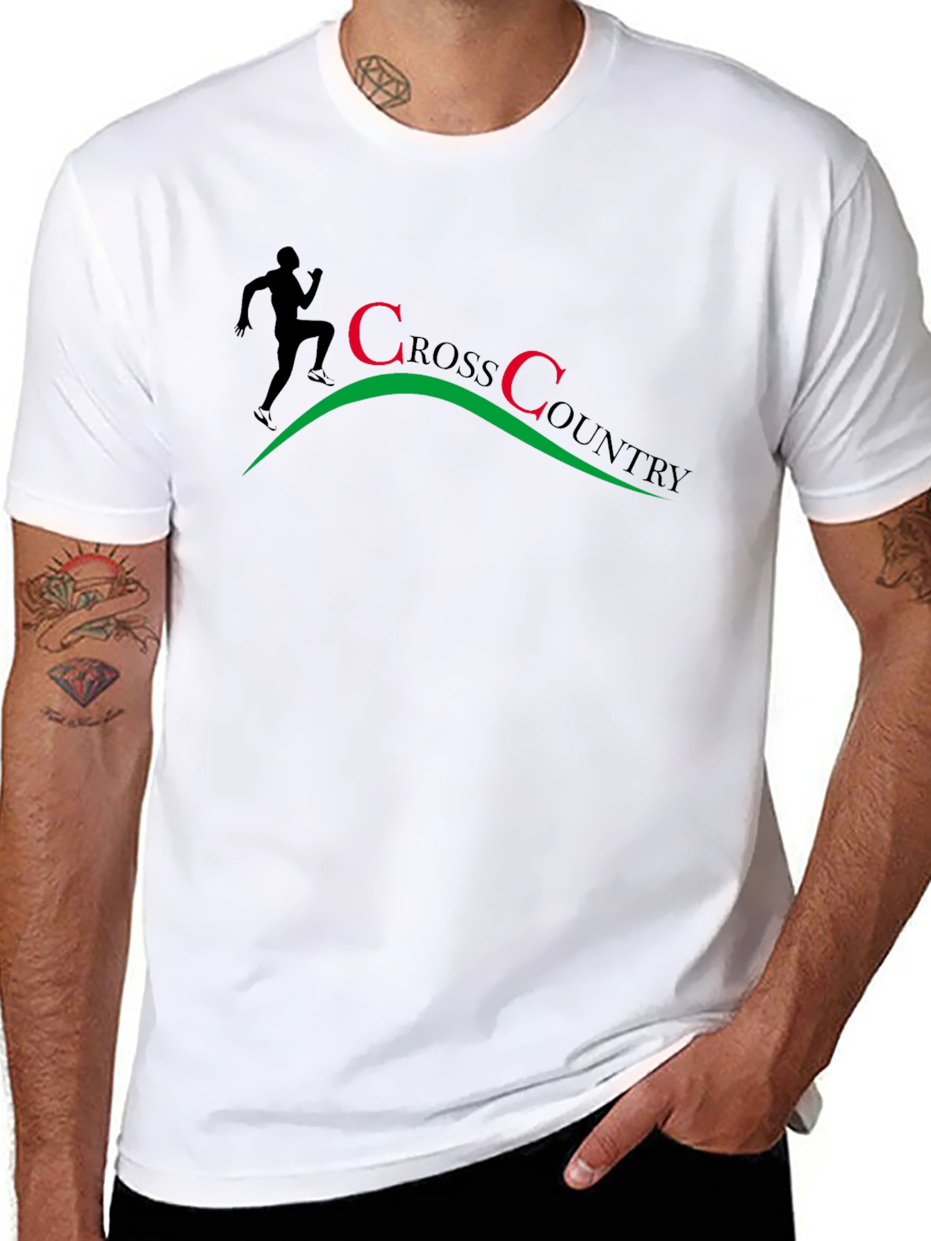 Cross Country Runner Graphic T-Shirt