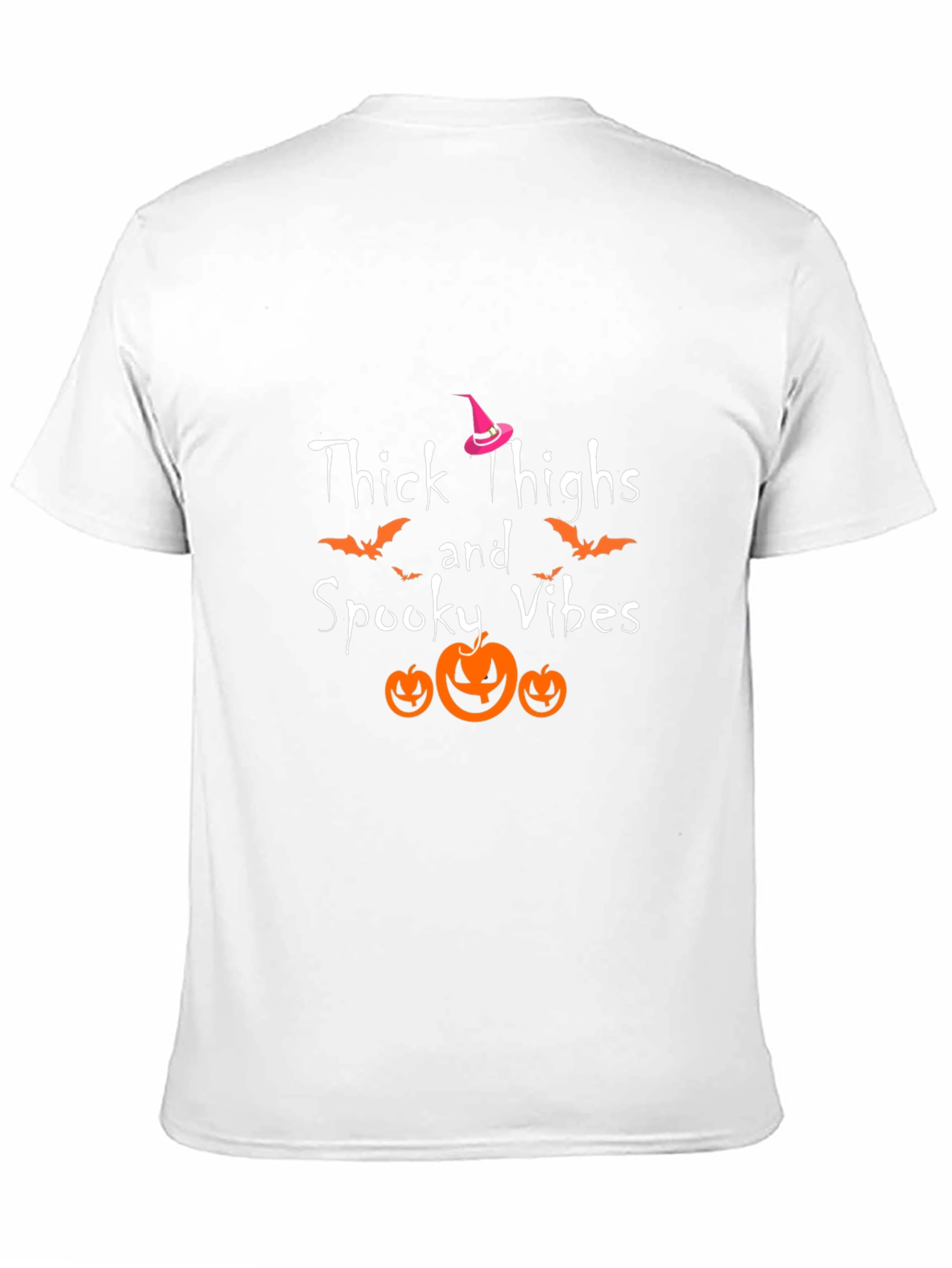 Thick Thighs Spooky Vibes Halloween T-Shirt