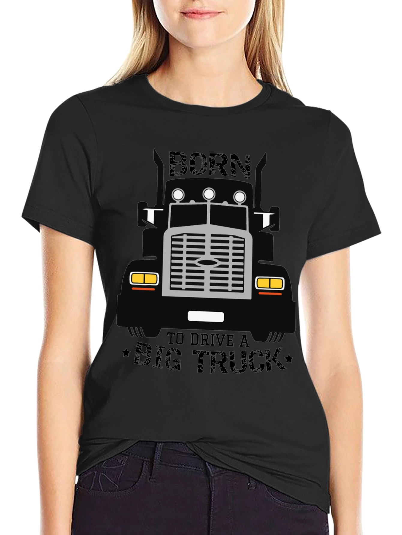 Born to Drive a Big Truck T-Shirt