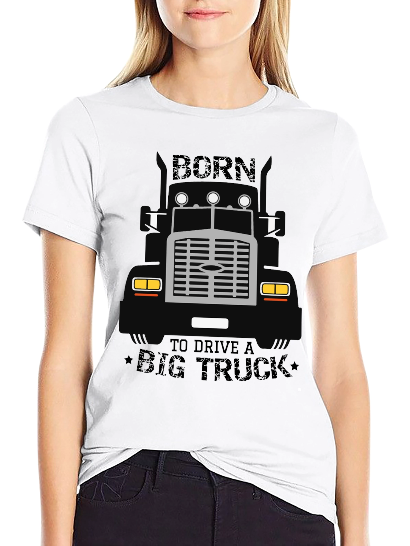 Born to Drive a Big Truck T-Shirt