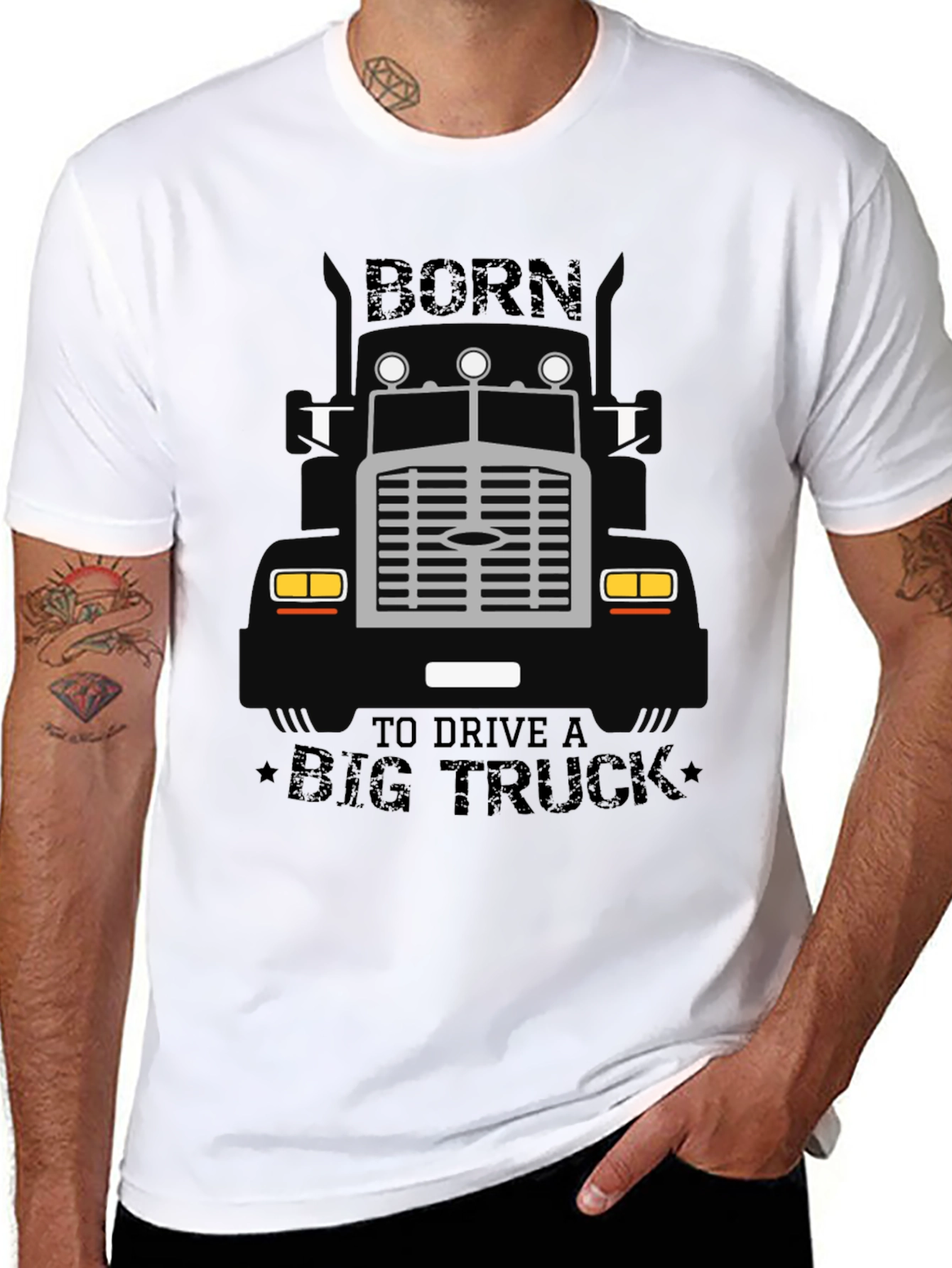 Born to Drive a Big Truck T-Shirt