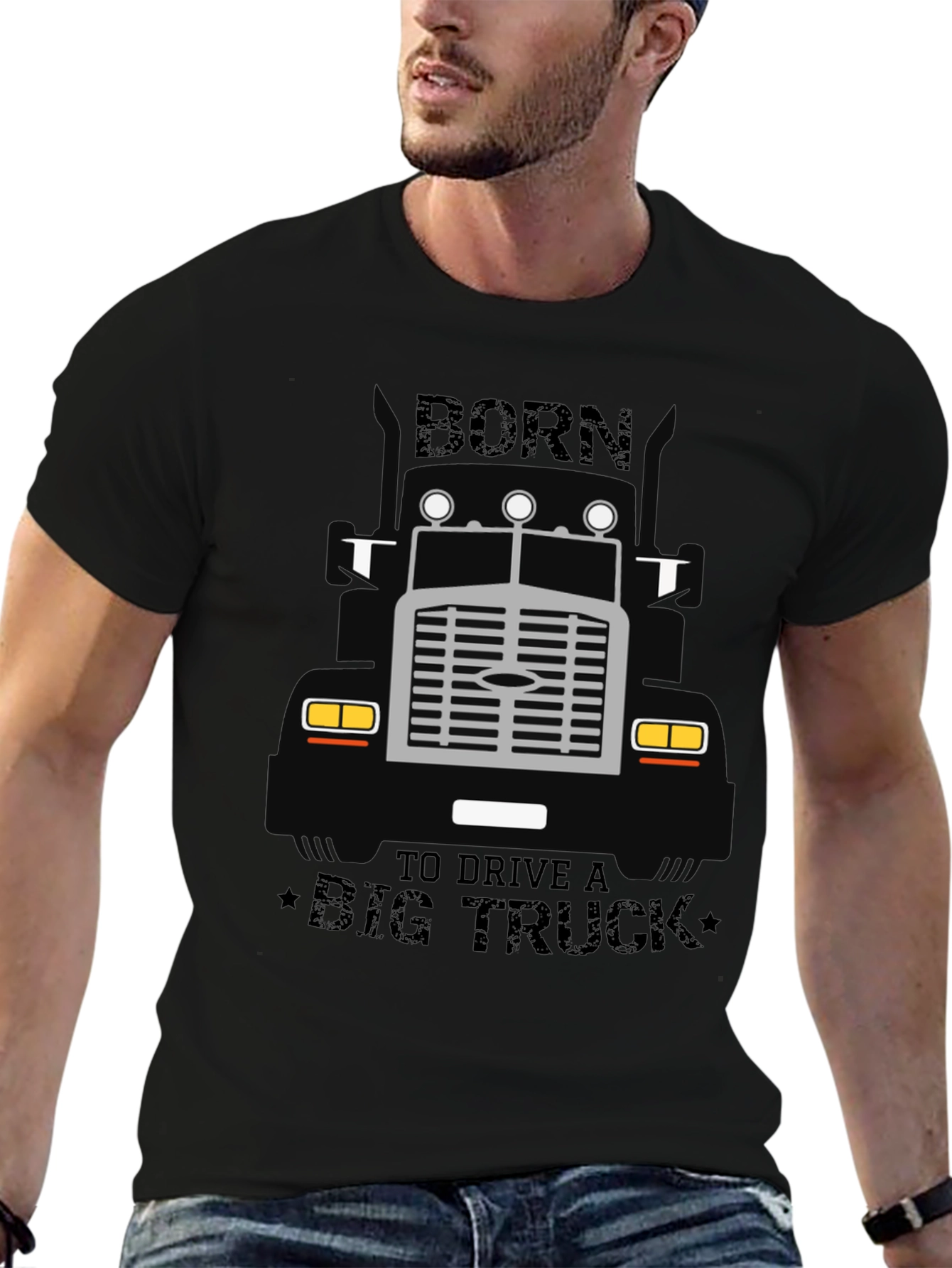 Born to Drive a Big Truck T-Shirt