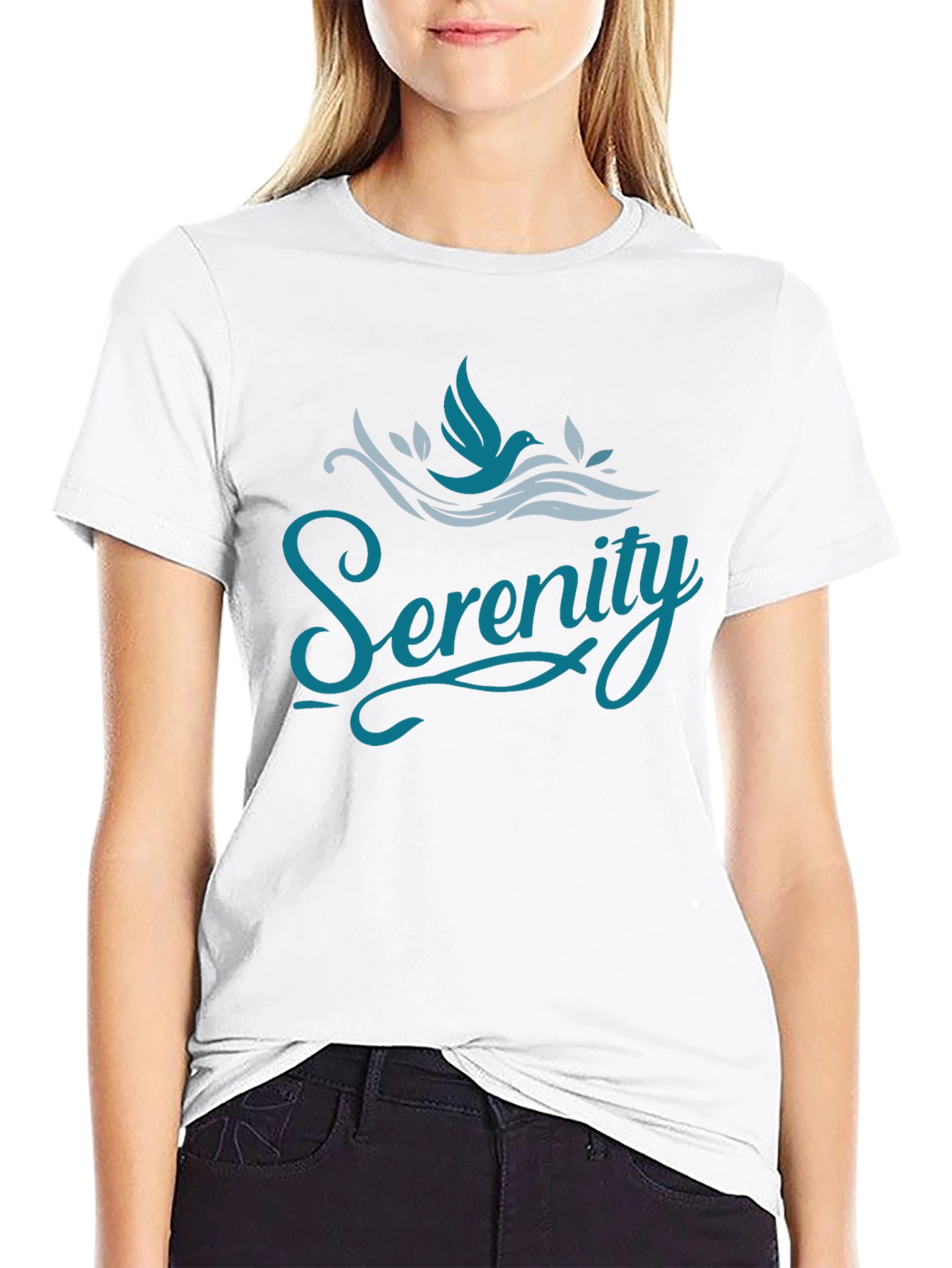 Serenity Graphic T-Shirt - Black