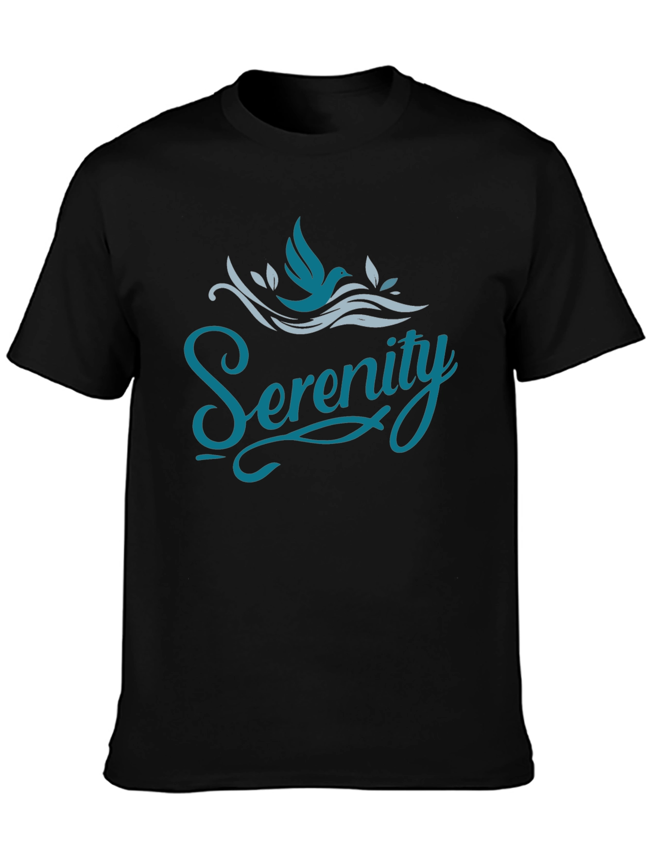 Serenity Graphic T-Shirt - Black