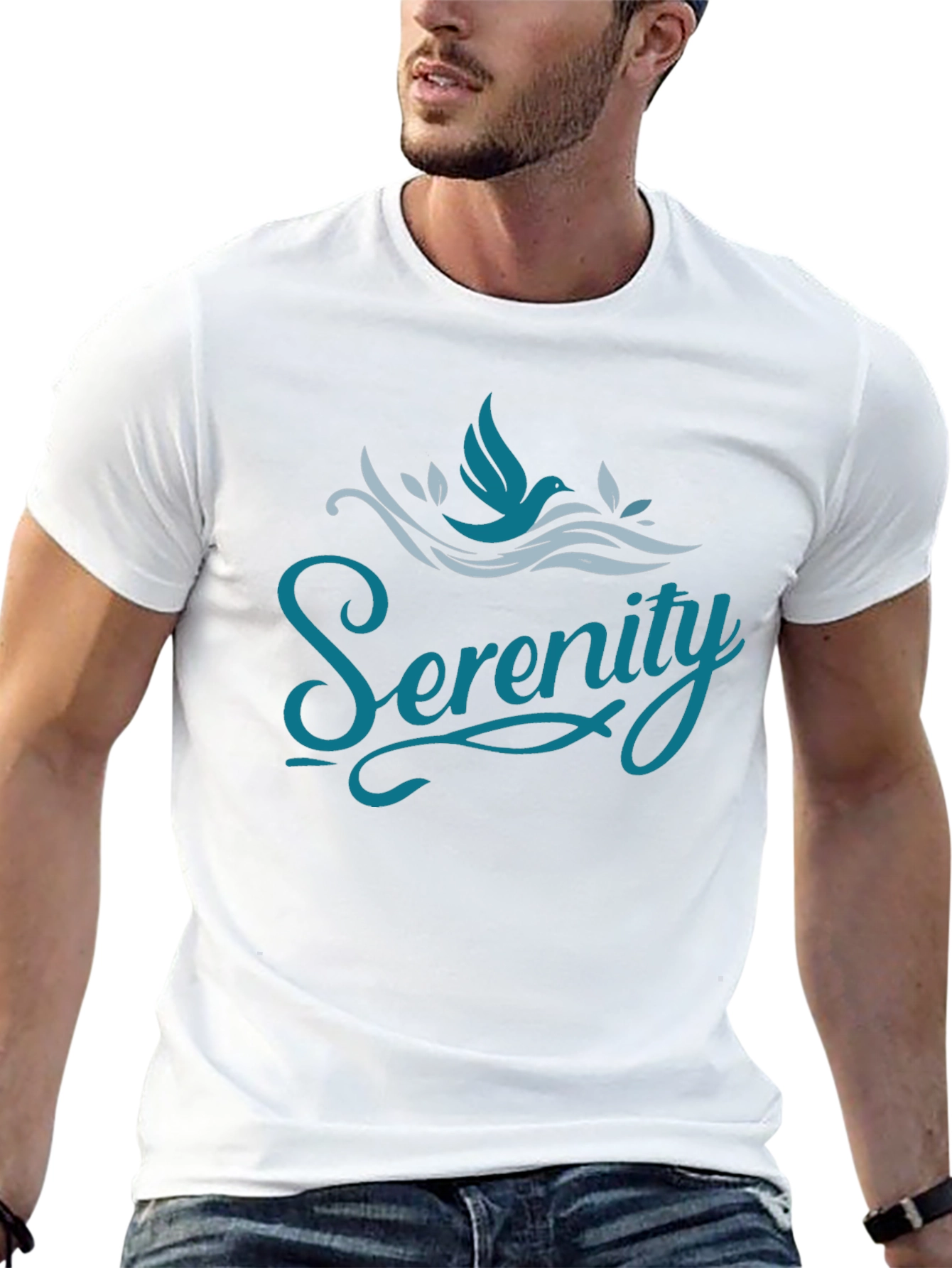 Serenity Graphic T-Shirt - Black