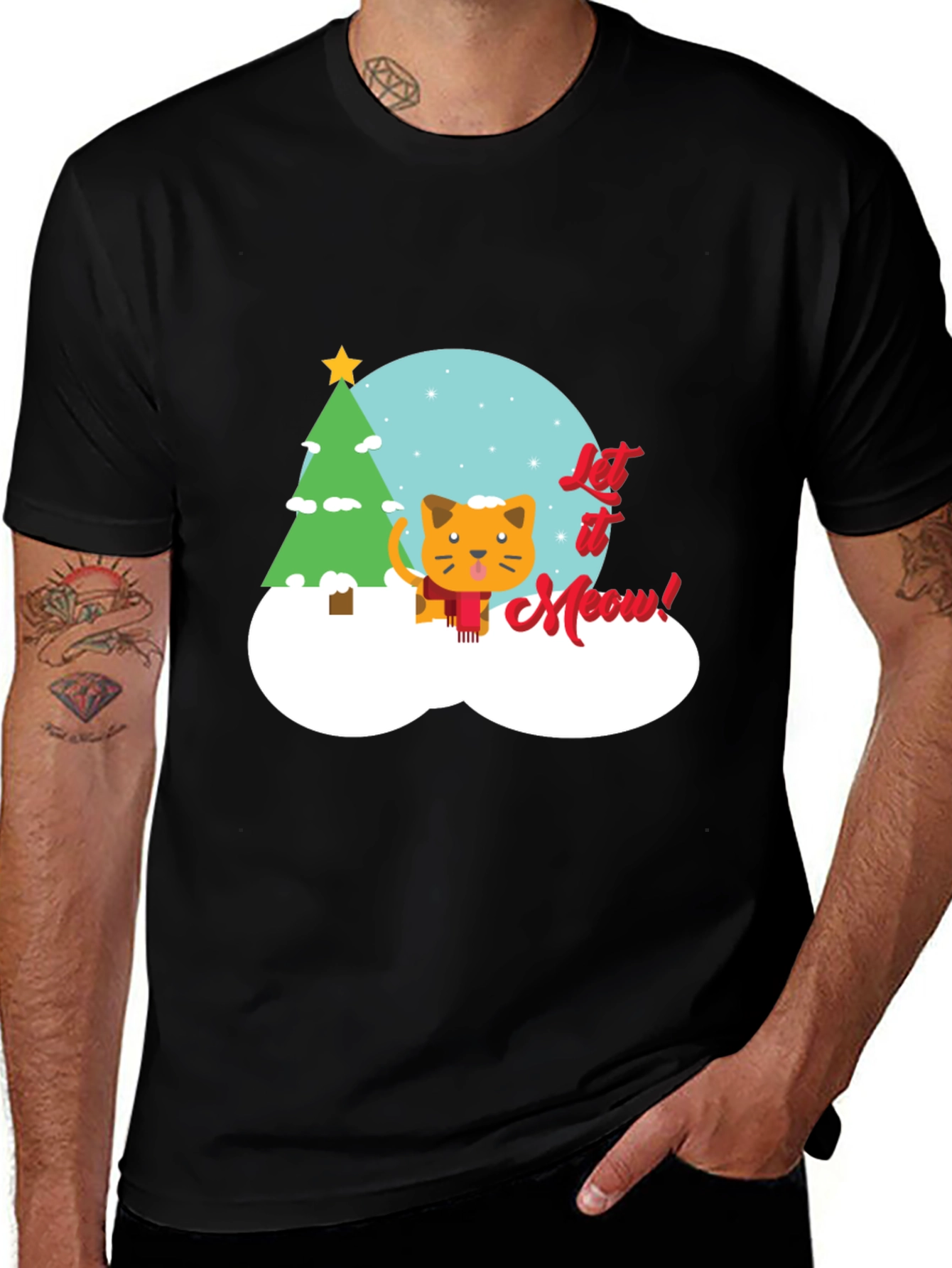 Let It Meow Christmas T-Shirt
