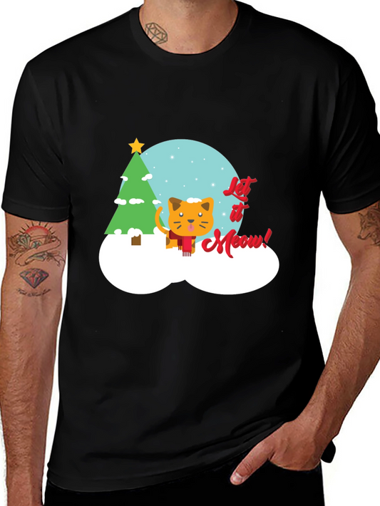 Let It Meow Christmas T-Shirt