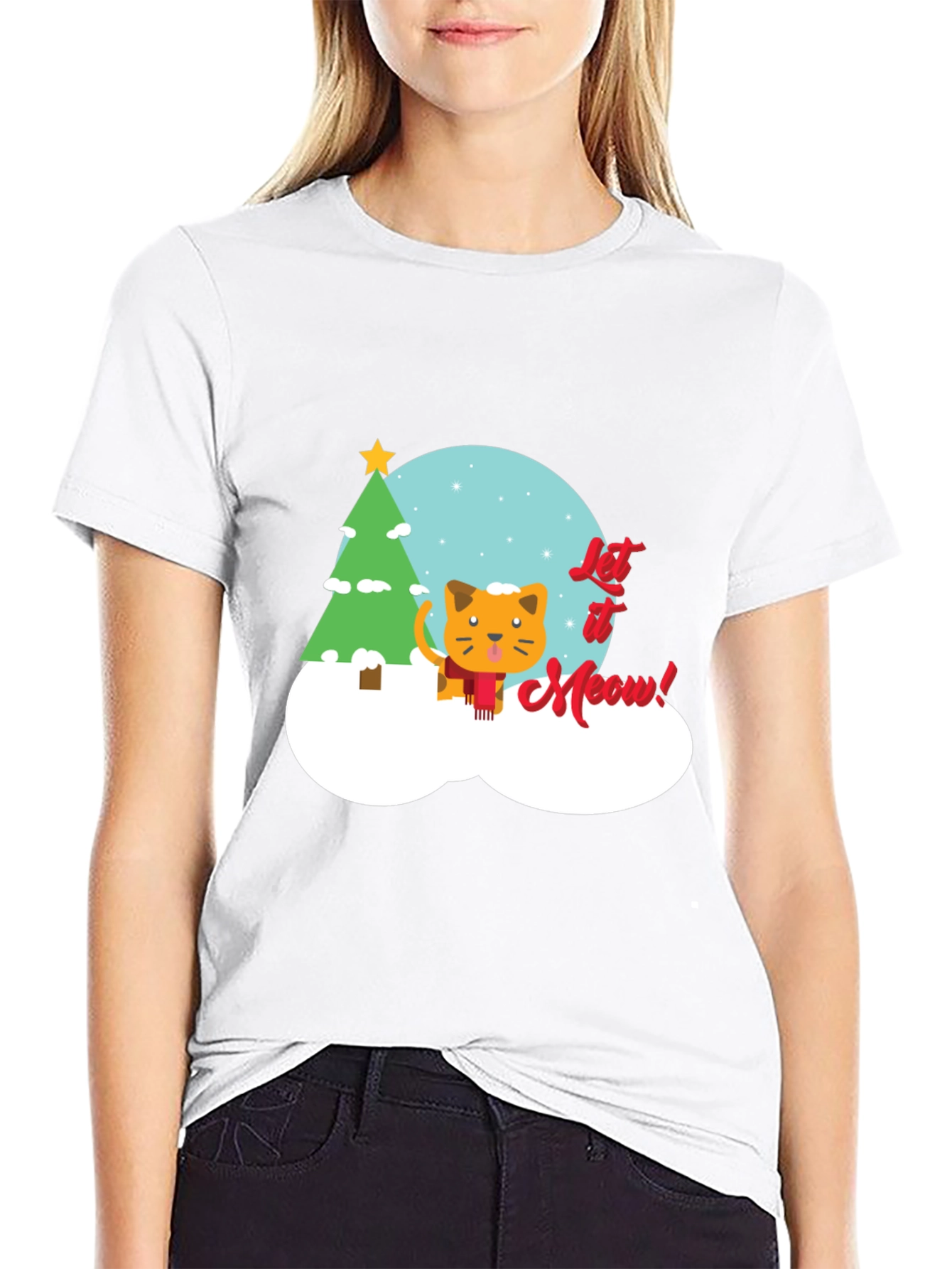 Let It Meow Christmas T-Shirt