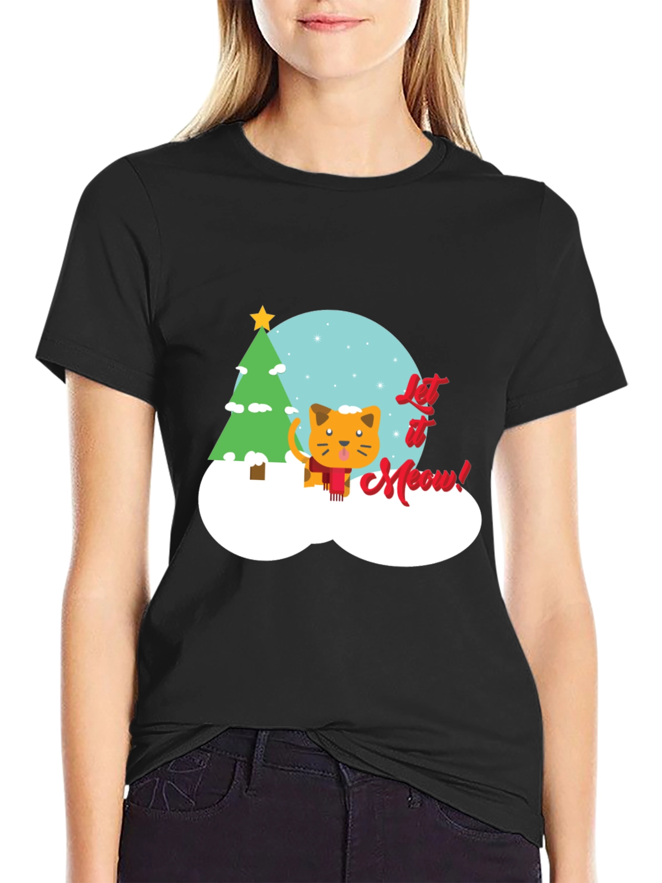 Let It Meow Christmas T-Shirt