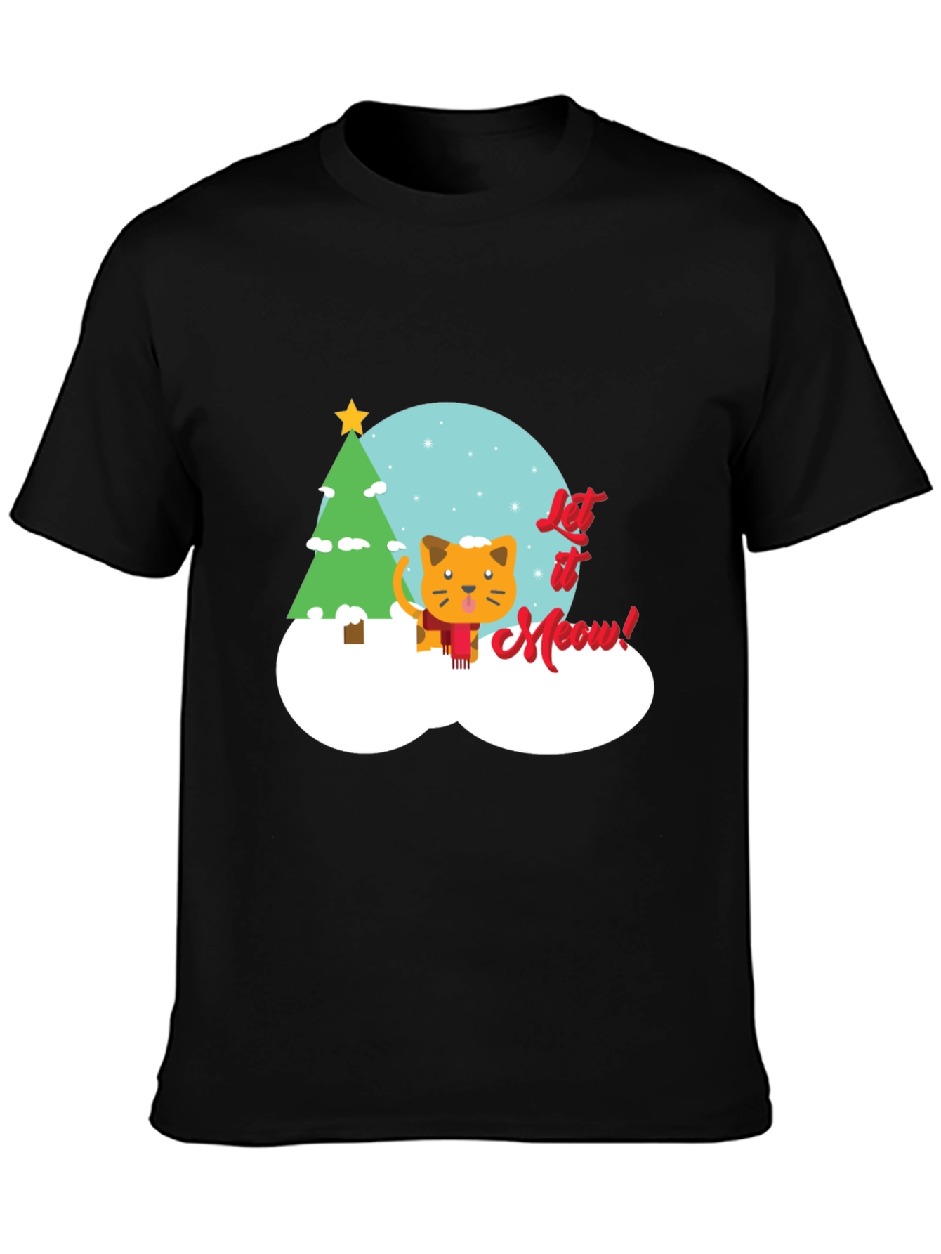 Let It Meow Christmas T-Shirt