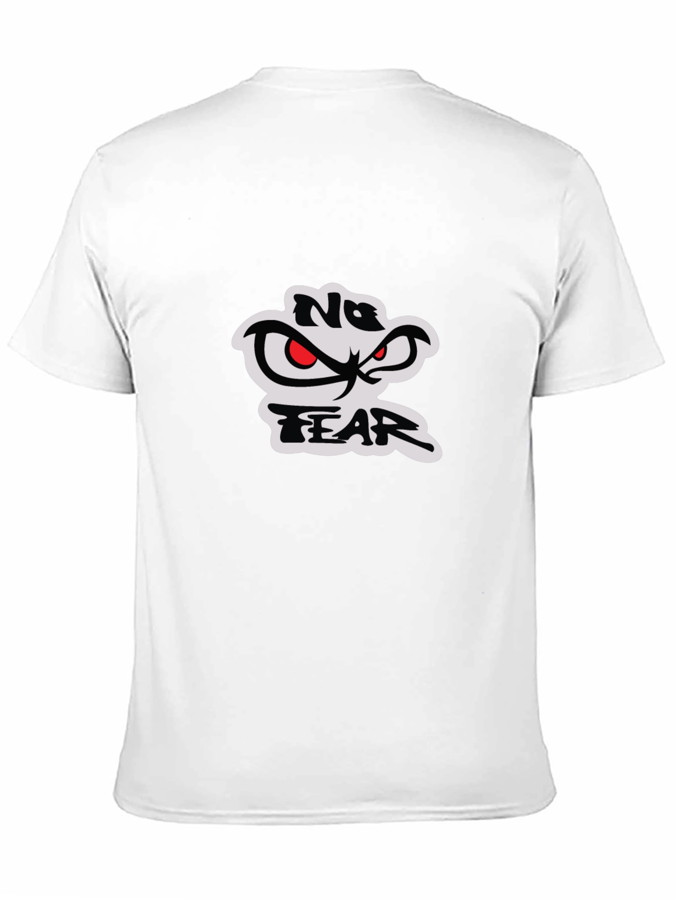 No Fear Graphic Print Black T-Shirt