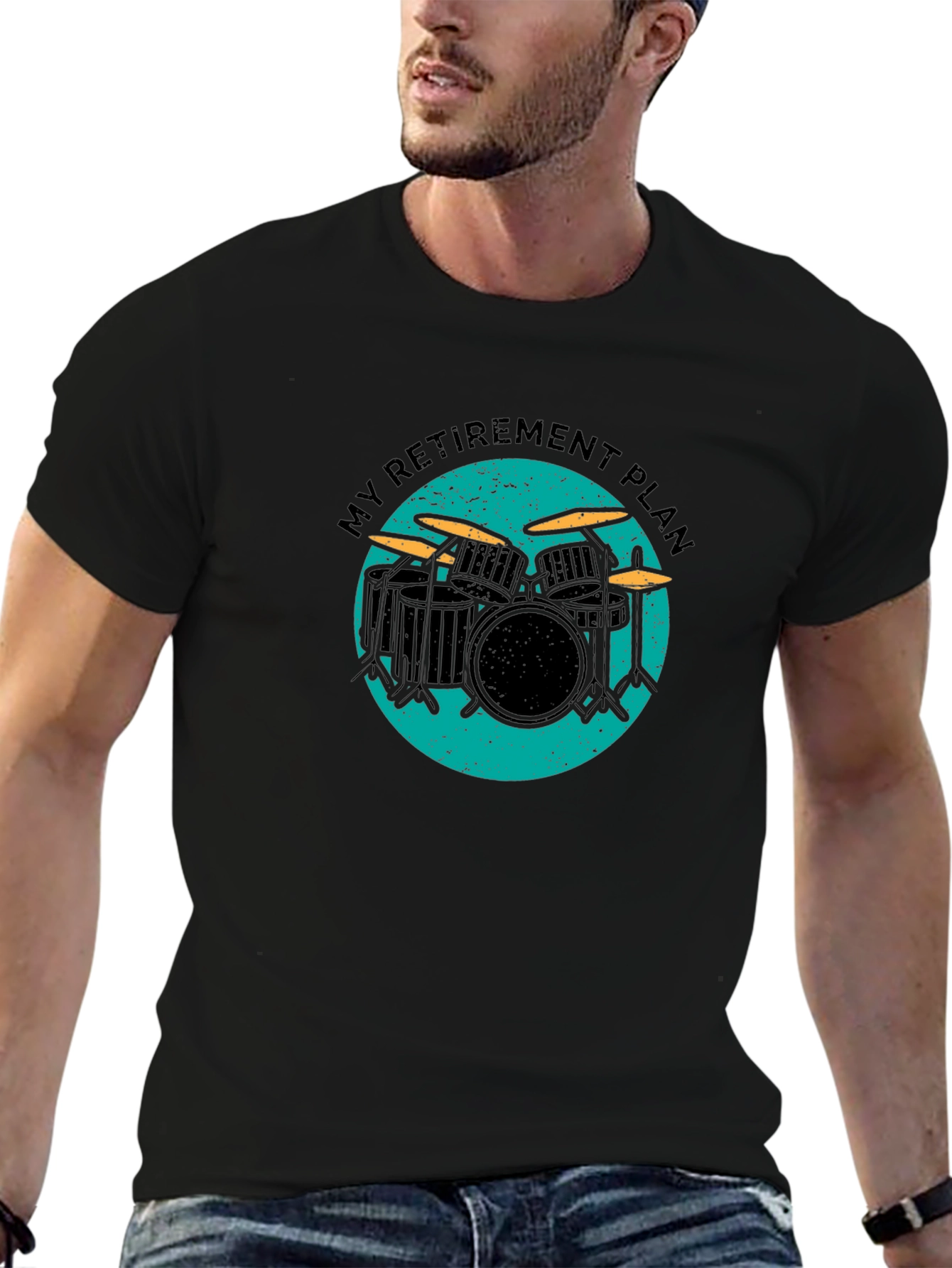 My Retirement Plan Drum Set Graphic Tee
