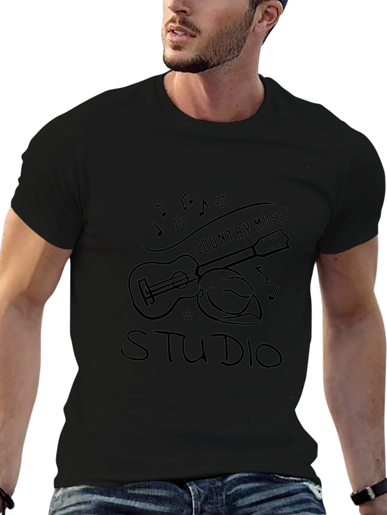 Country Music Studio Graphic T-Shirt