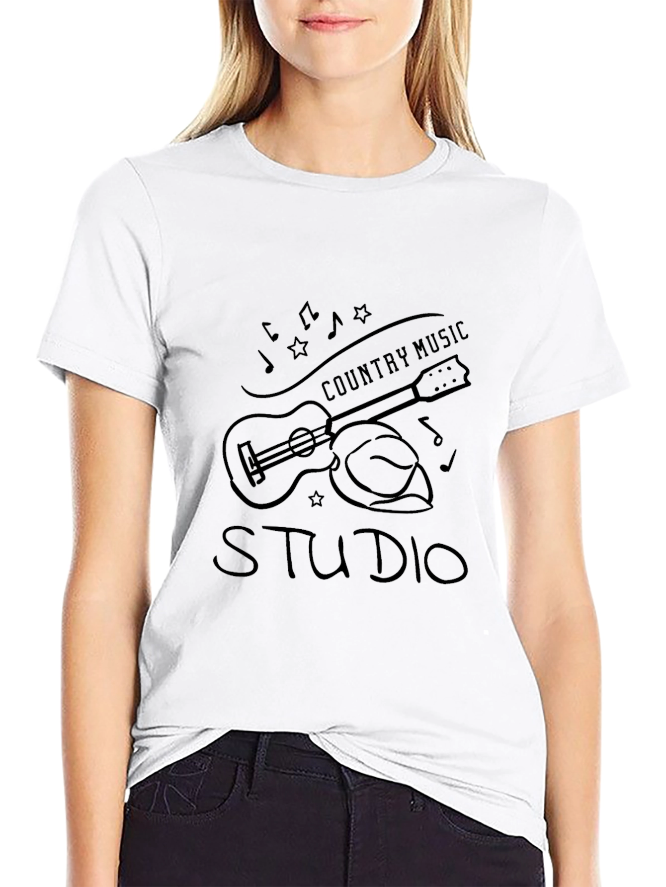 Country Music Studio Graphic T-Shirt