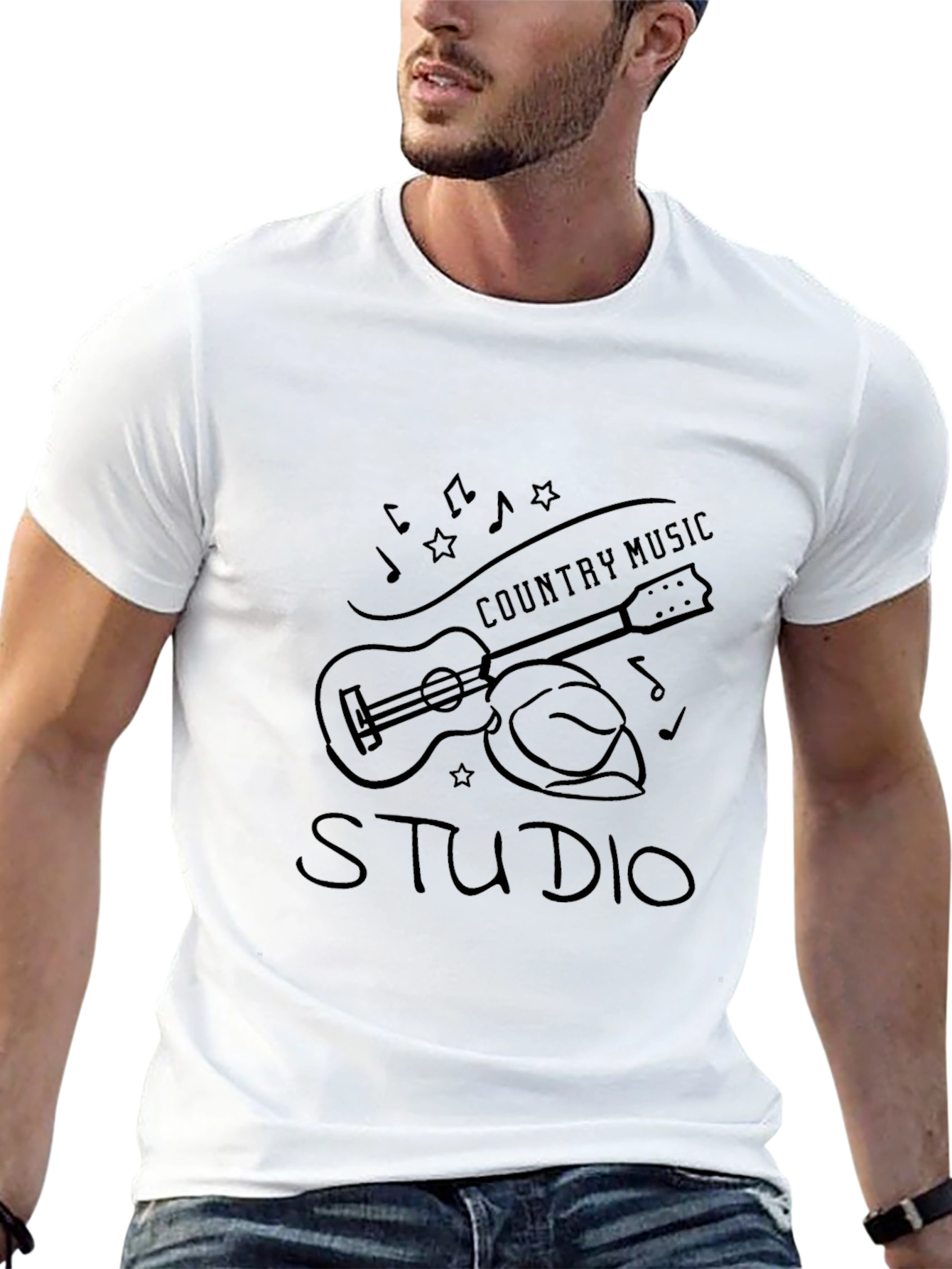 Country Music Studio Graphic T-Shirt