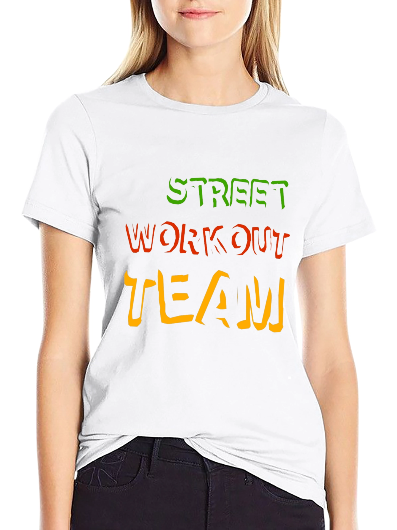 Street Workout Team Black Graphic Tee
