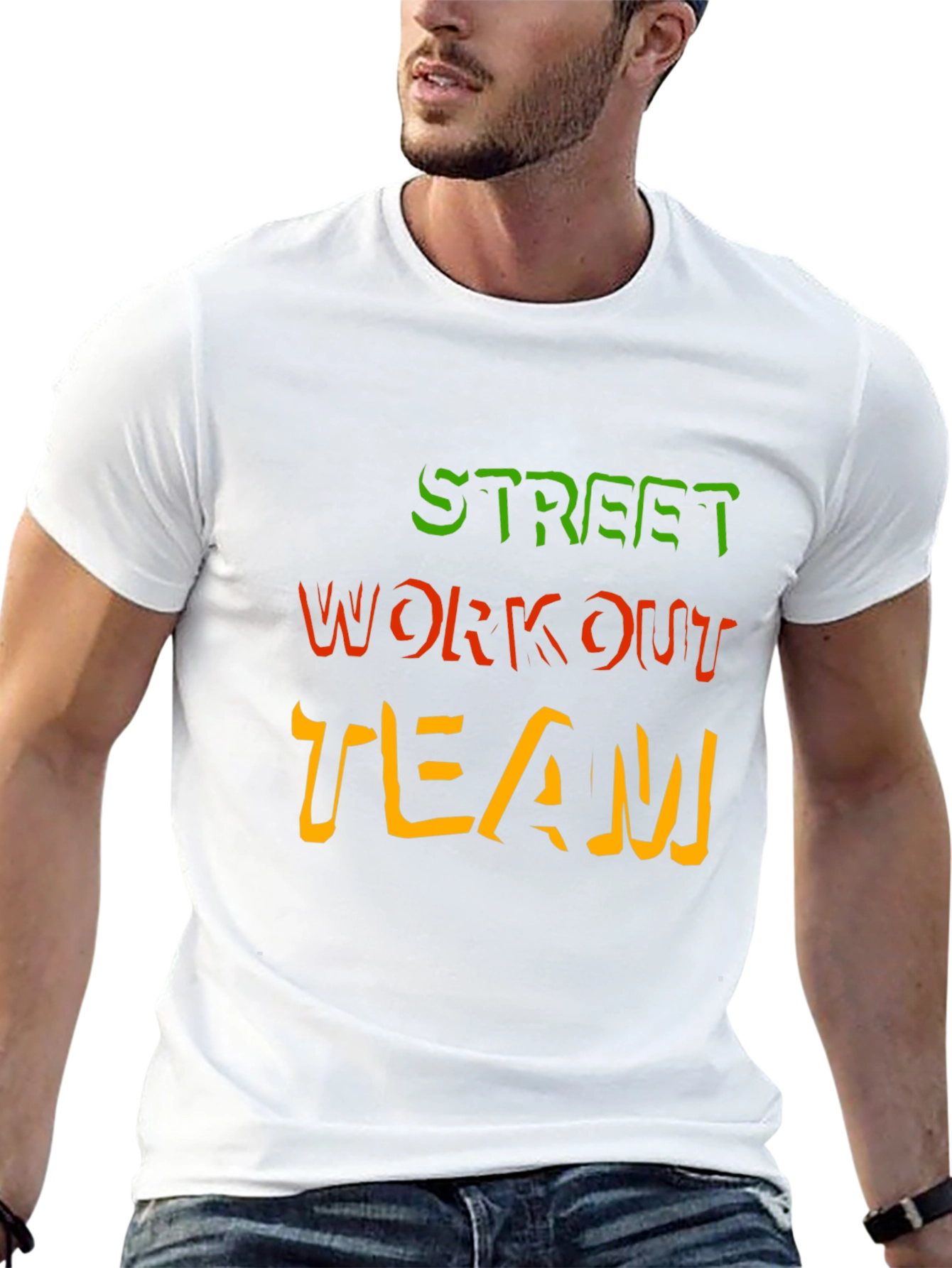 Street Workout Team Black Graphic Tee