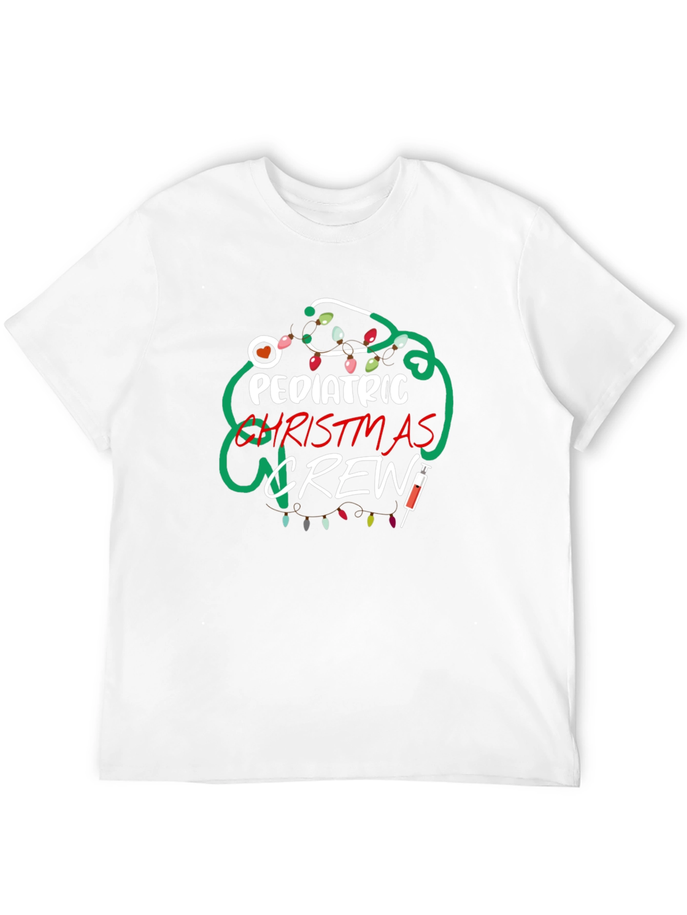 Pediatric Christmas Crew T-Shirt - Holiday Nurse Tee