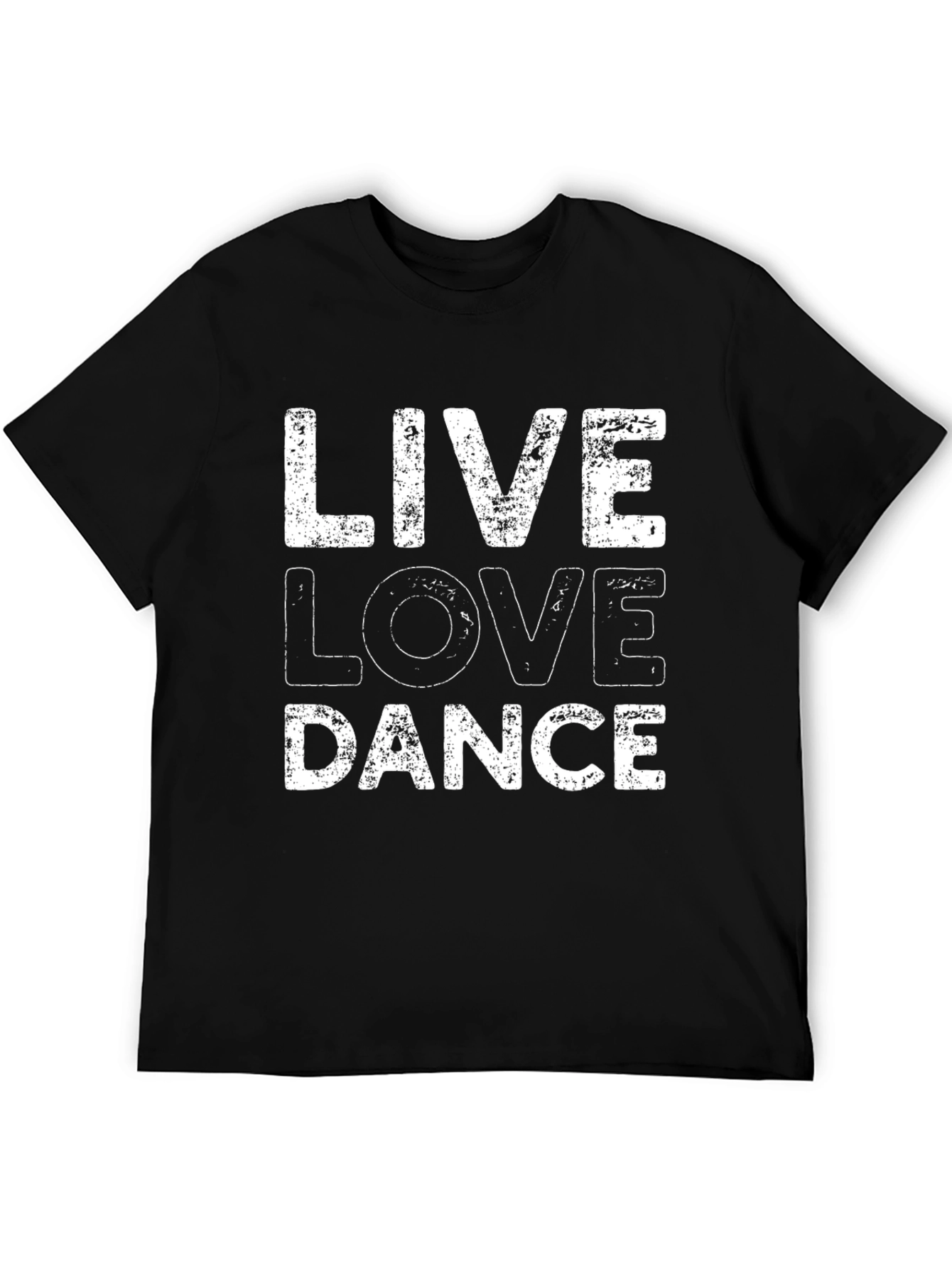 Live Love Dance Graphic Tee - Stylish Black T-Shirt