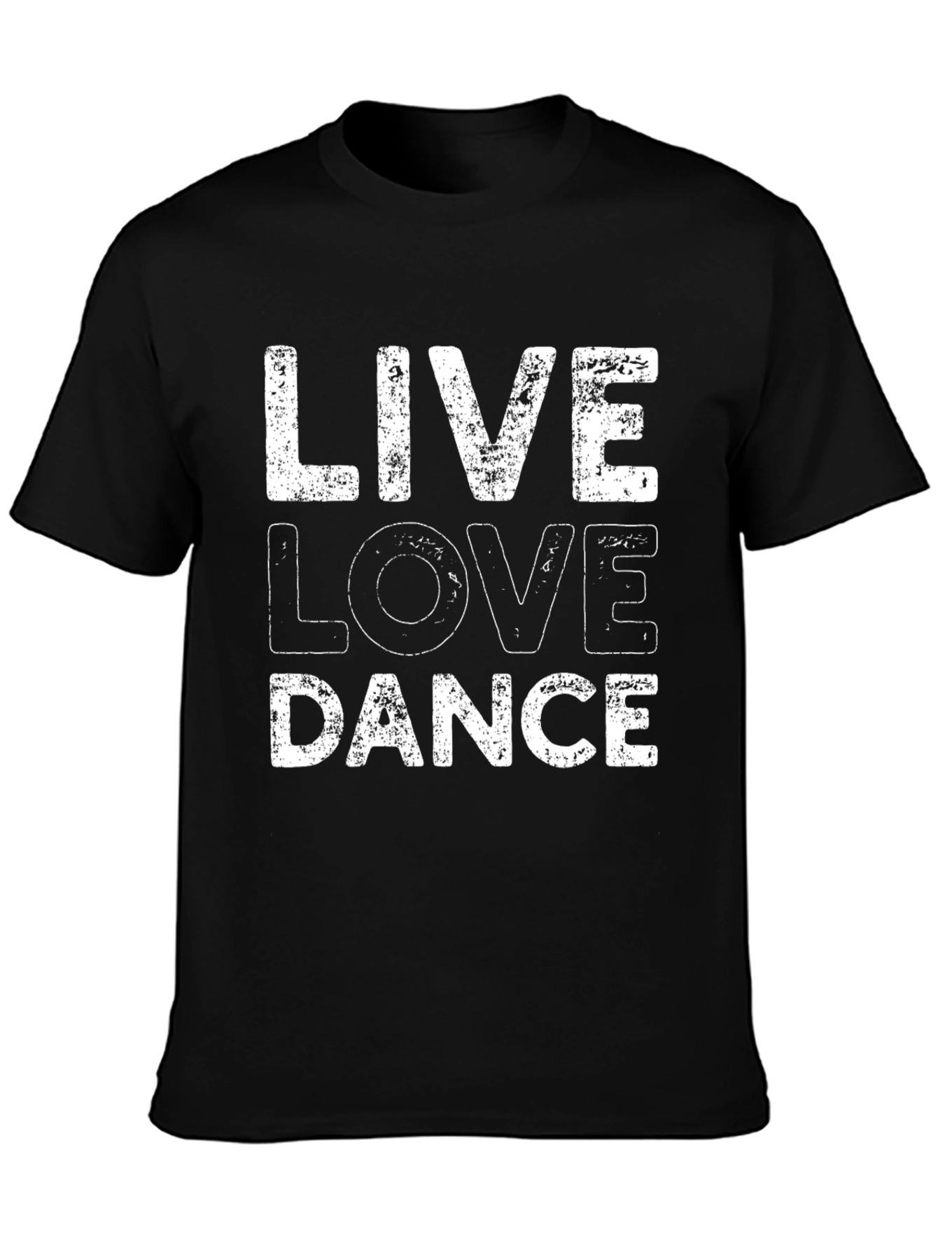 Live Love Dance Graphic Tee - Stylish Black T-Shirt
