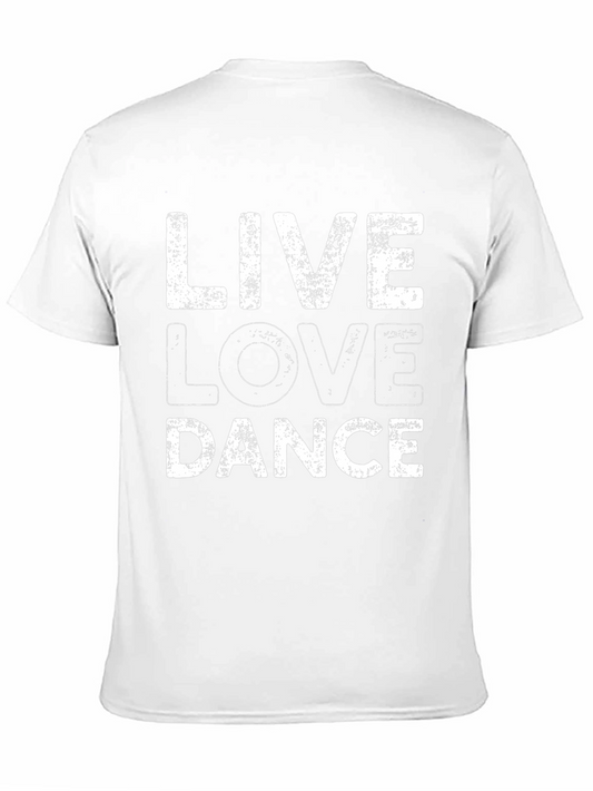 Live Love Dance Graphic Tee - Stylish Black T-Shirt