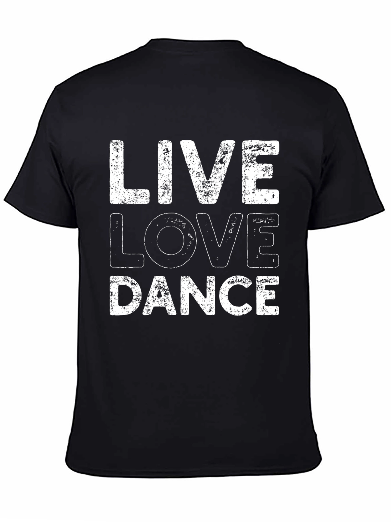 Live Love Dance Graphic Tee - Stylish Black T-Shirt