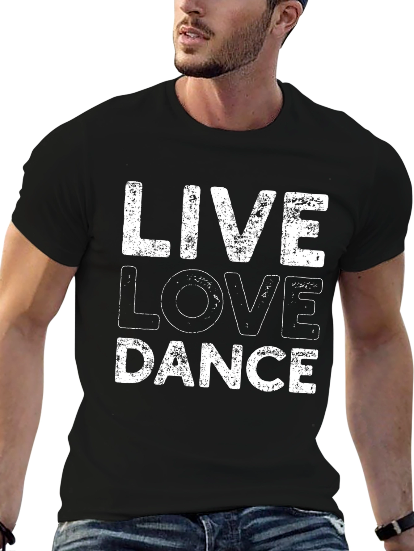 Live Love Dance Graphic Tee - Stylish Black T-Shirt