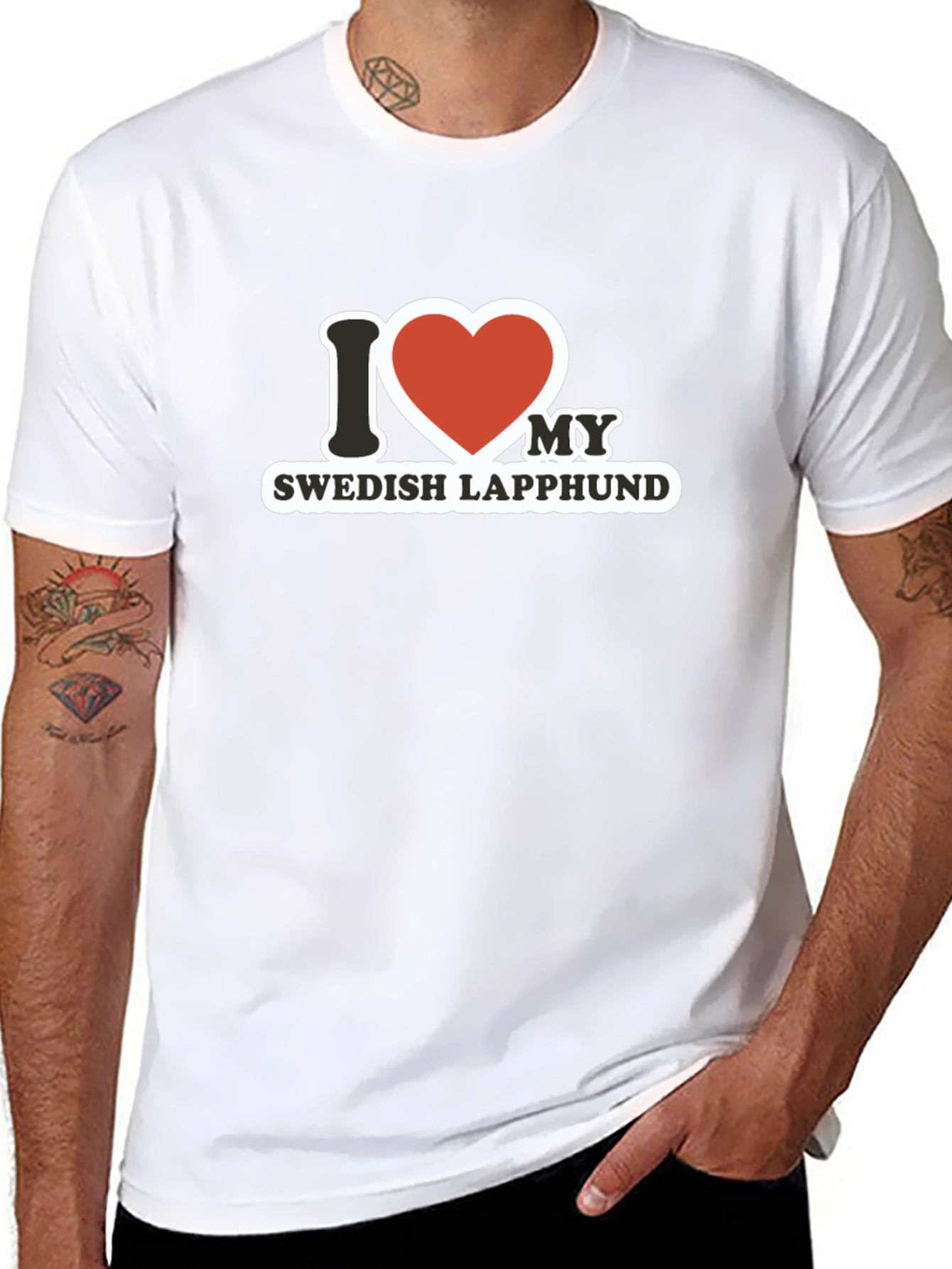 I Love My Swedish Lapphund T-Shirt