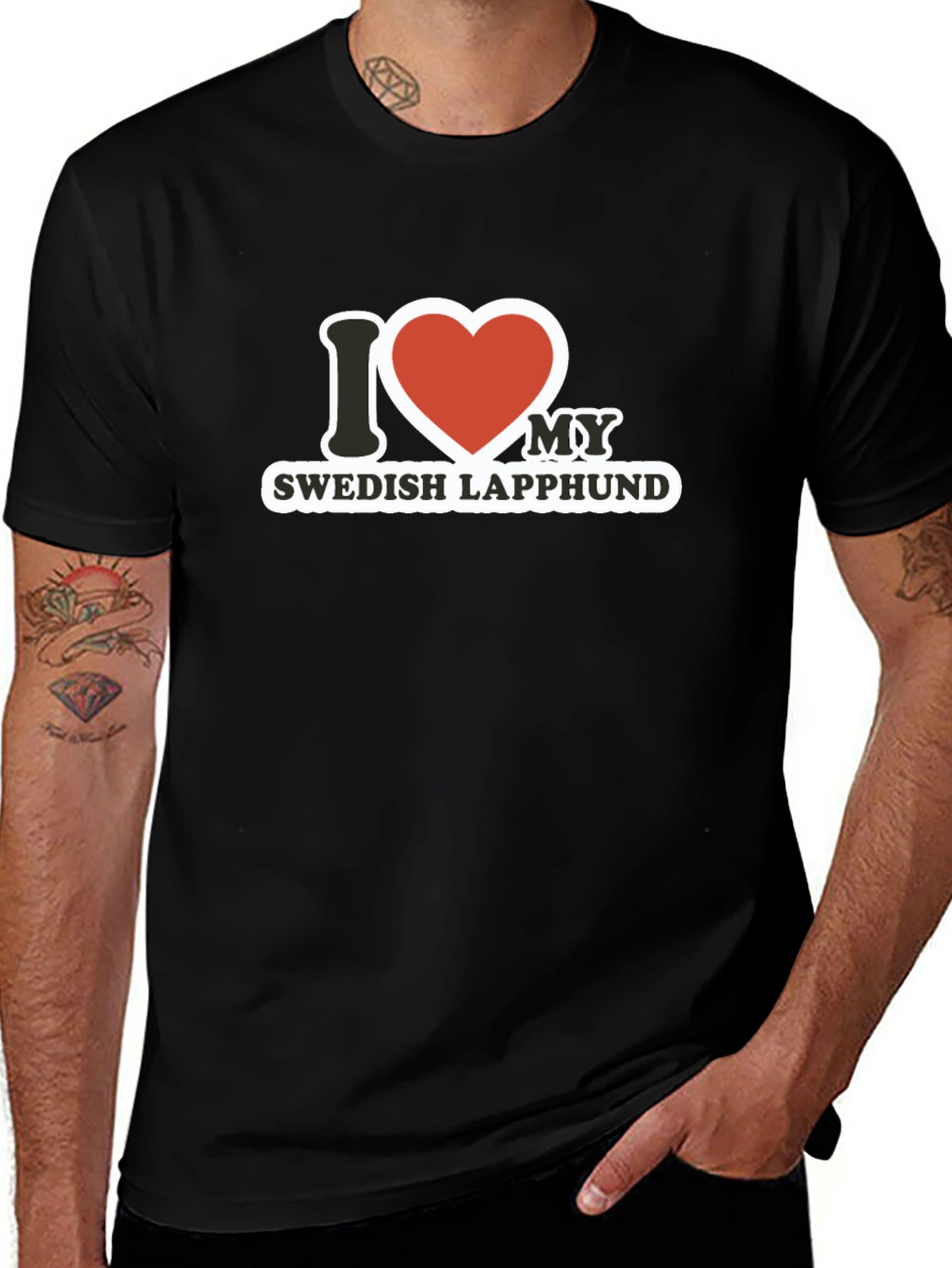 I Love My Swedish Lapphund T-Shirt