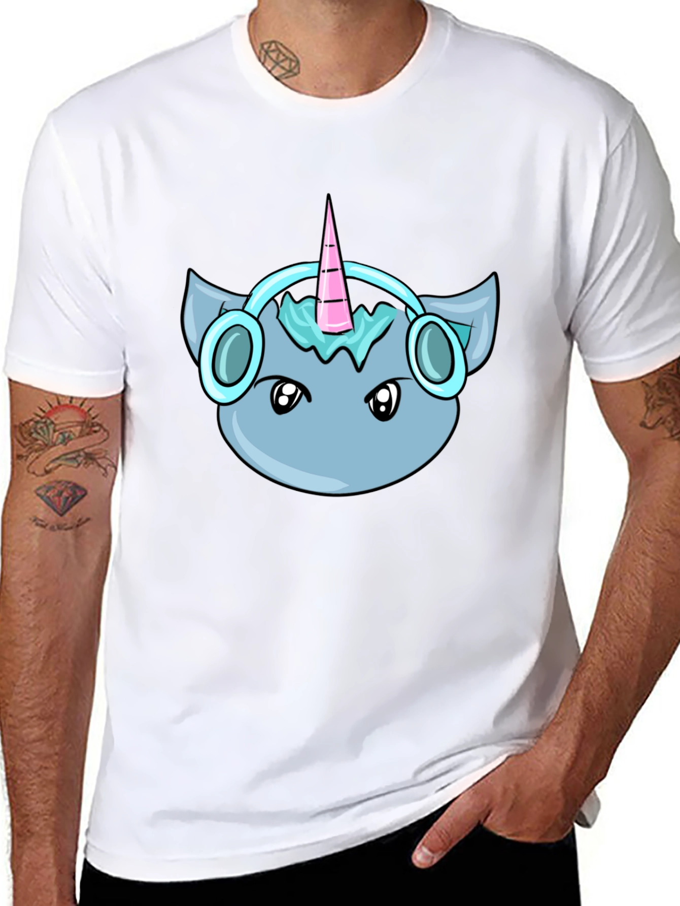 Unicorn Headphone Tee