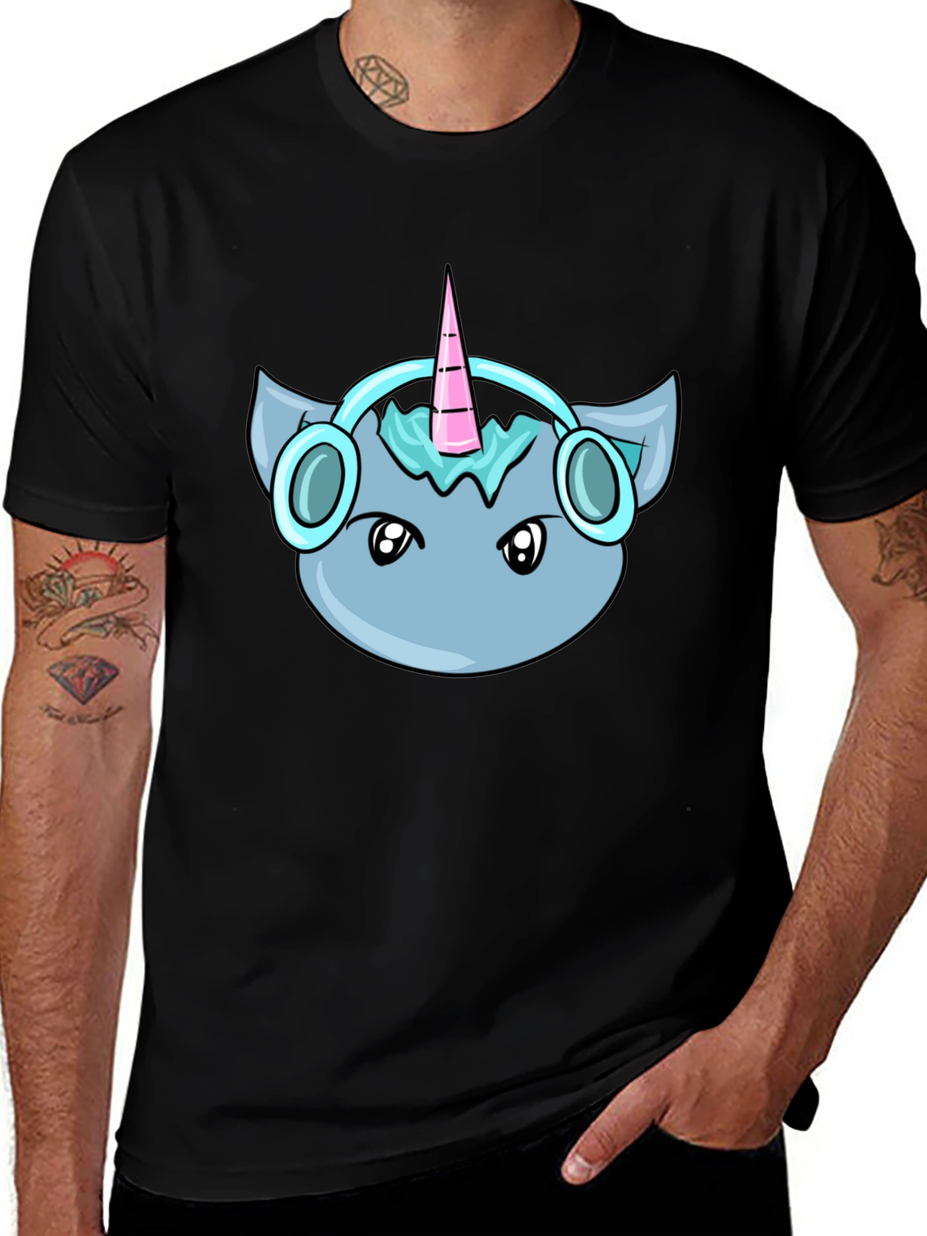 Unicorn Headphone Tee