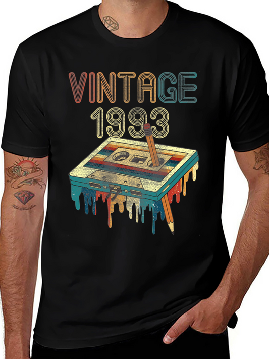 Vintage 1993 Cassette Tape T-Shirt