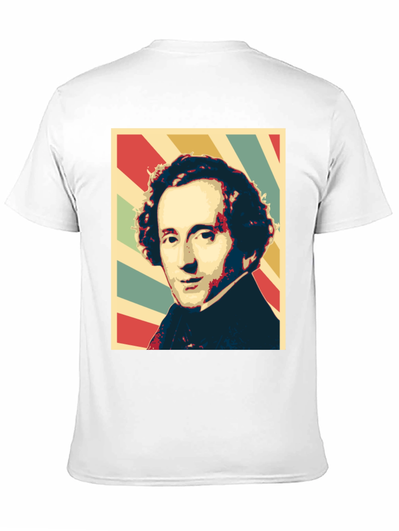 Classic Portrait T-Shirt - Stylish Pop Art Design